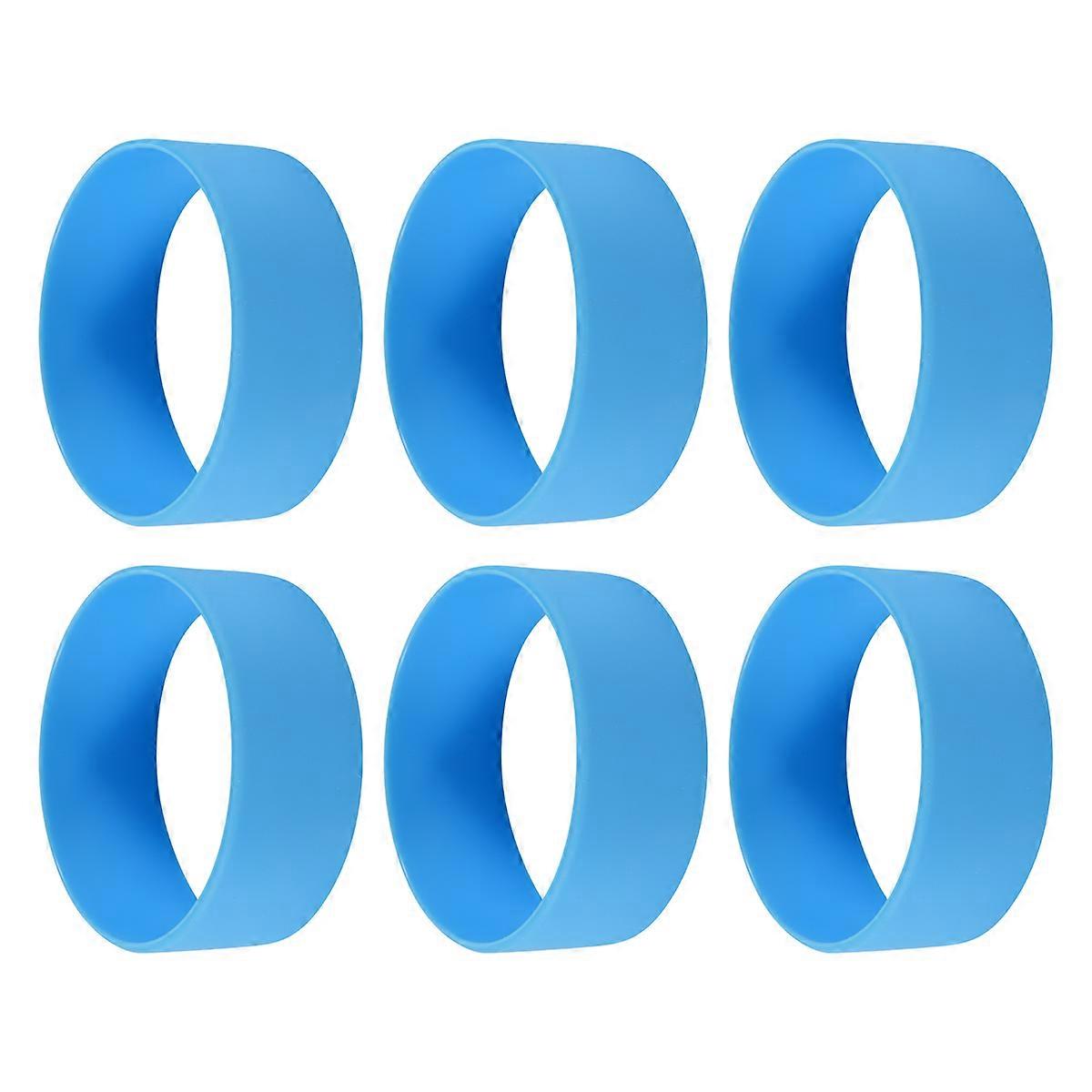 6Pcs Silicone Bands for Sublimation Tumbler Shrink Wrap