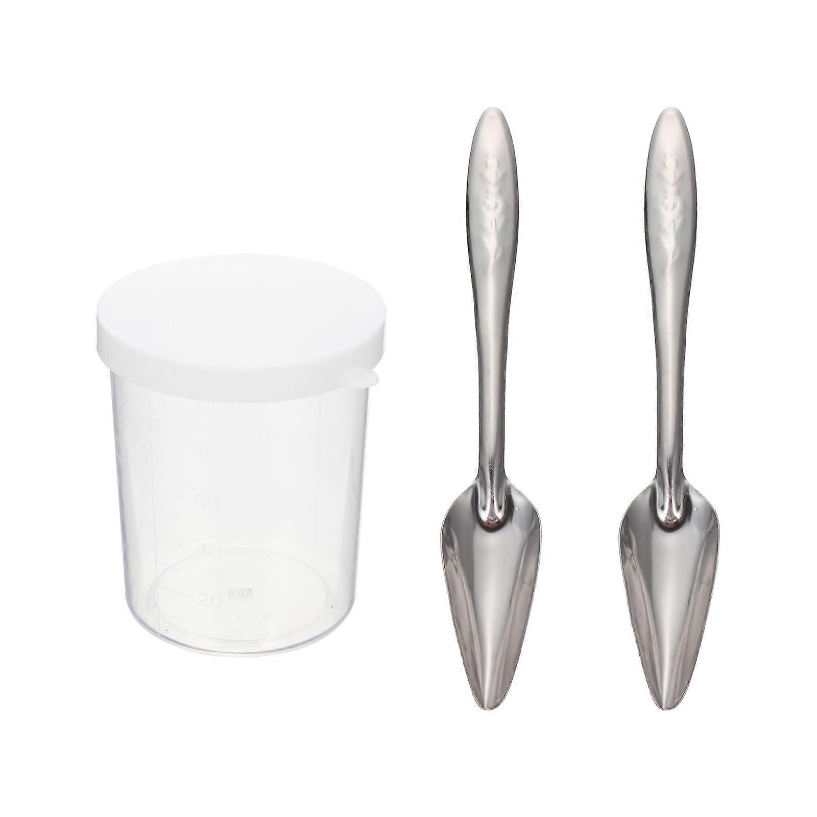 Cockatiel Feeding Scoop Bird Parrot Feeder Spoon for Feeding 2Sets