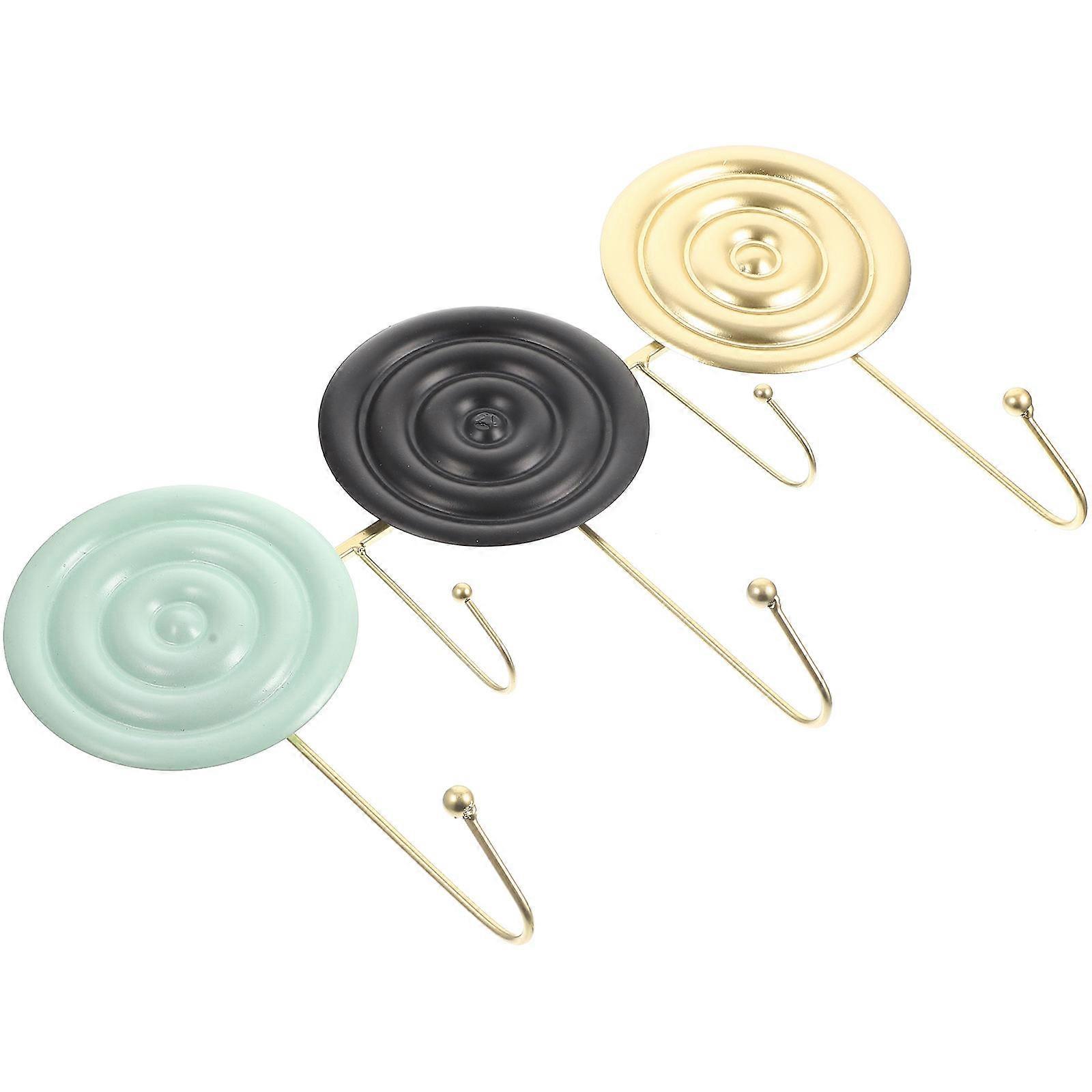 Nordic Style Hat Hook Round Coat Rack for Hanging Use 2Pcs