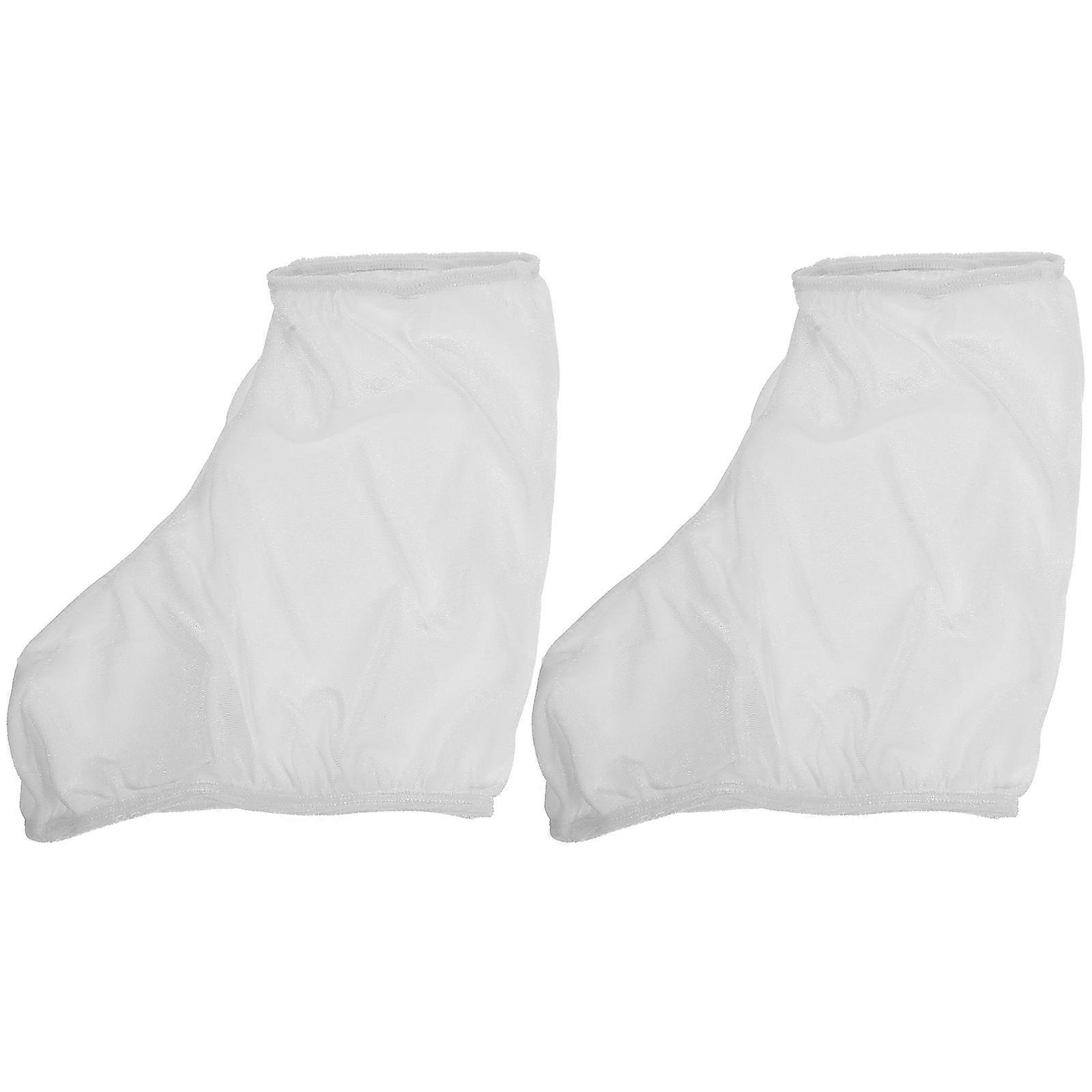 White Skate Boot Covers for 3Pcs Elastic Skate Shoe Protector Sleeve