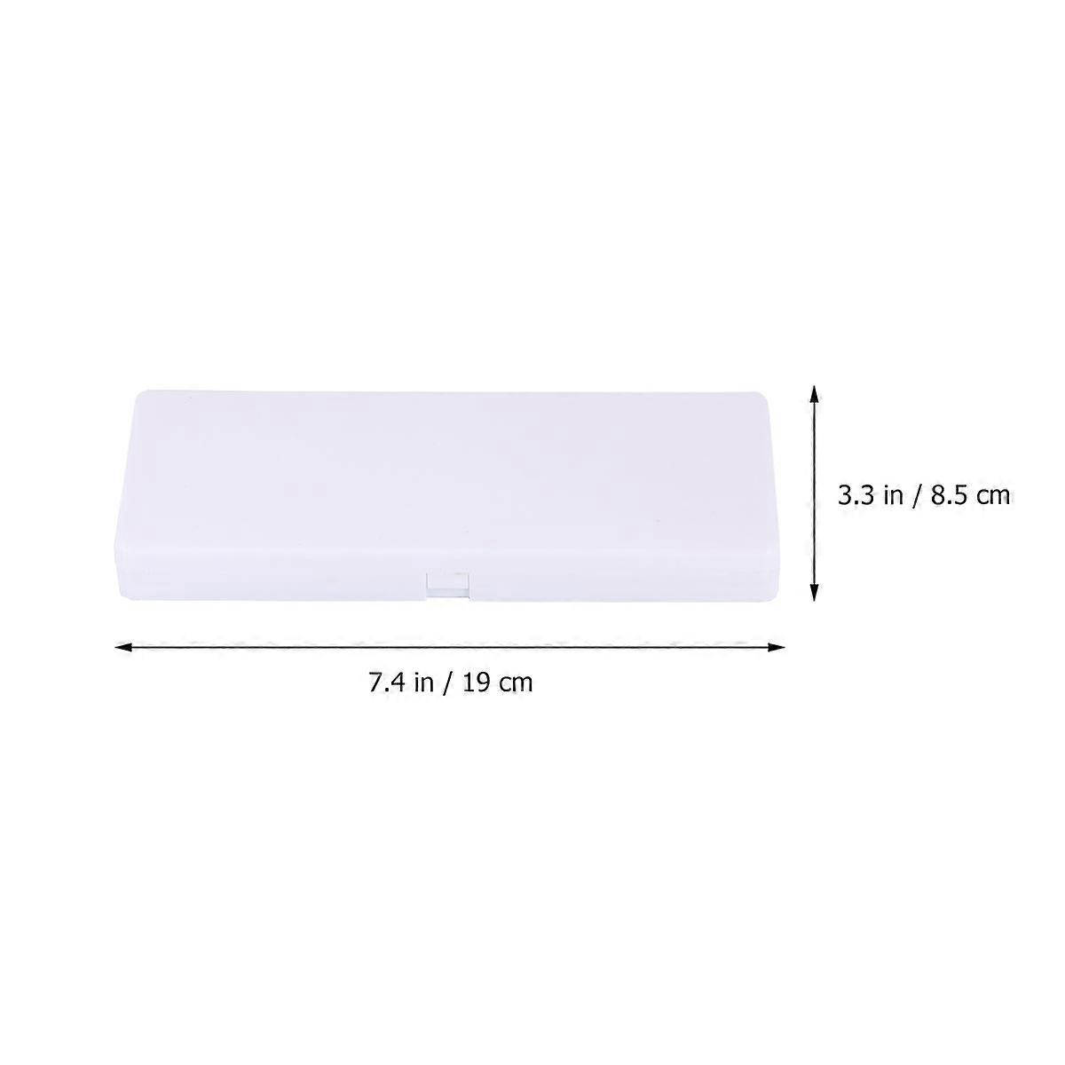 Paint Container Manicure Painting Box For Watercolors Rectangular 19*8.5cm Mixing Paints 1Set
