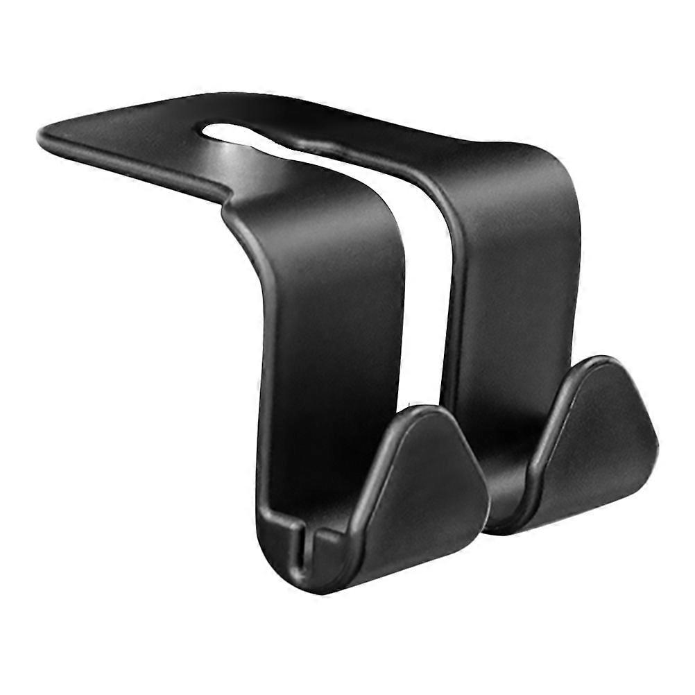 Car Seat Headrest Hooks Car Purse Hook for Organization 2Pcs Black ABS