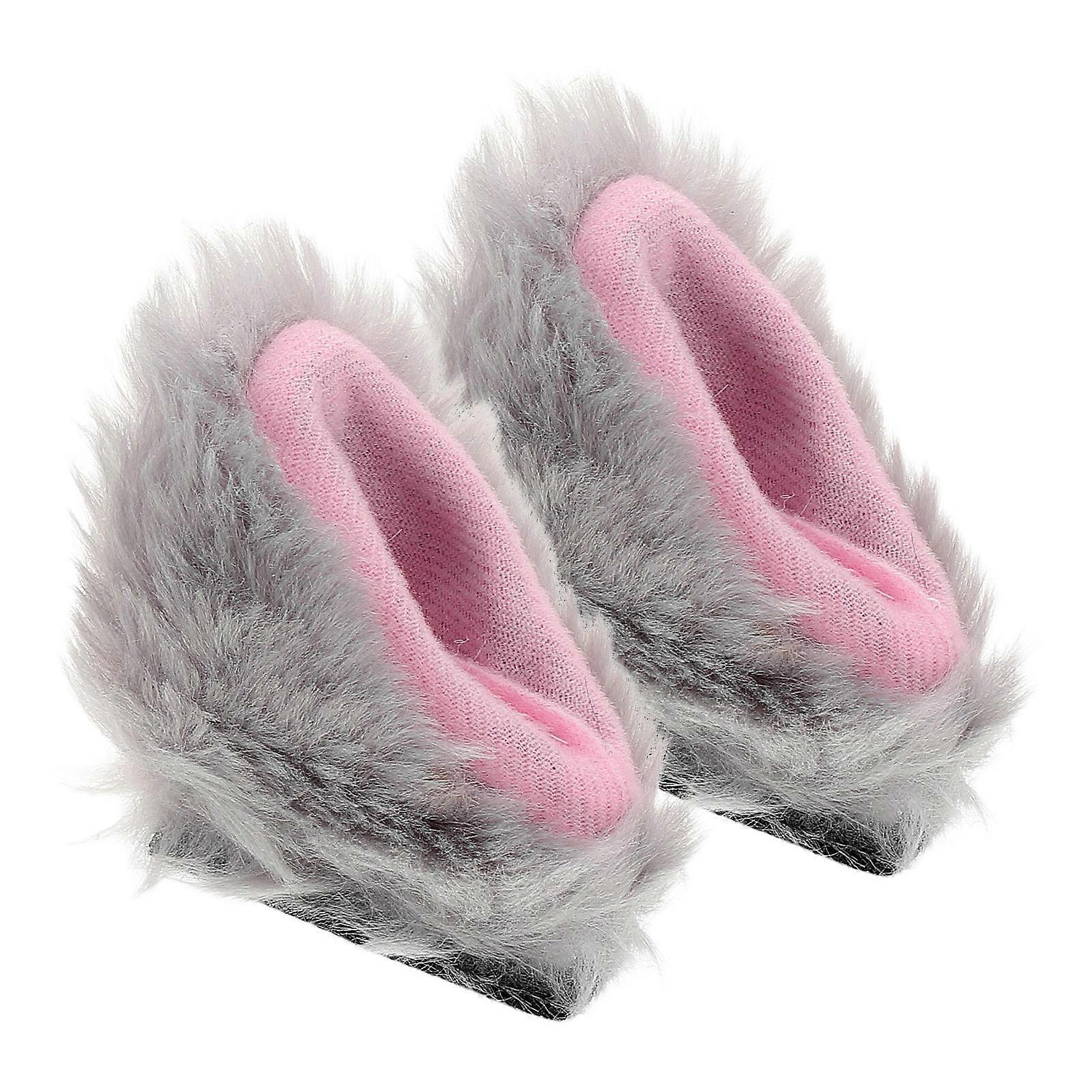 Decorative Ear for Electric Bikes 2Pcs Plush Ear for