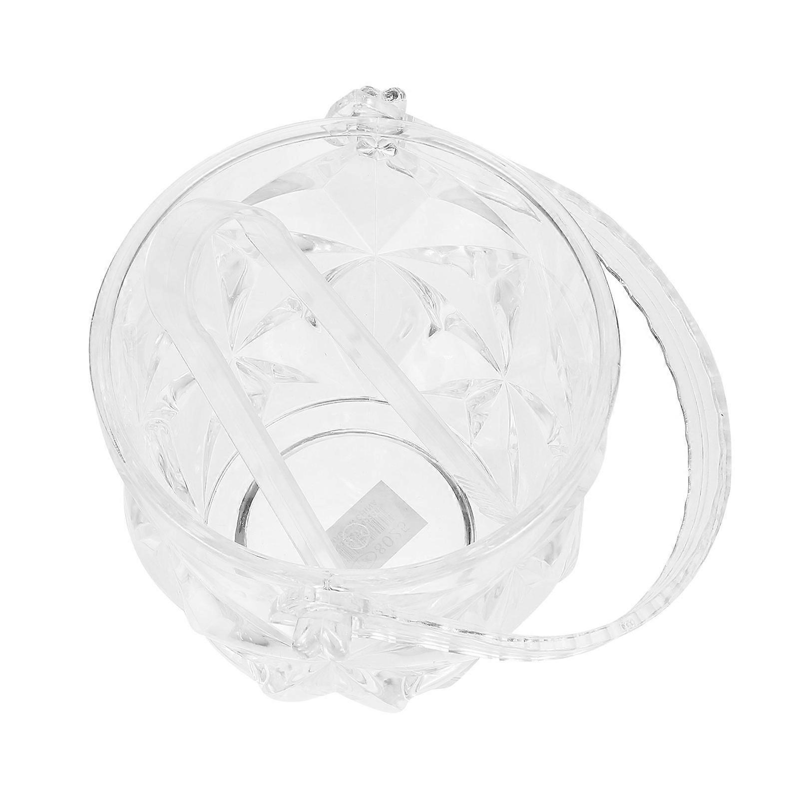 Ice Bucket Creative Acrylic Ice Bucket for Storage 2Sets Portable Bar Container