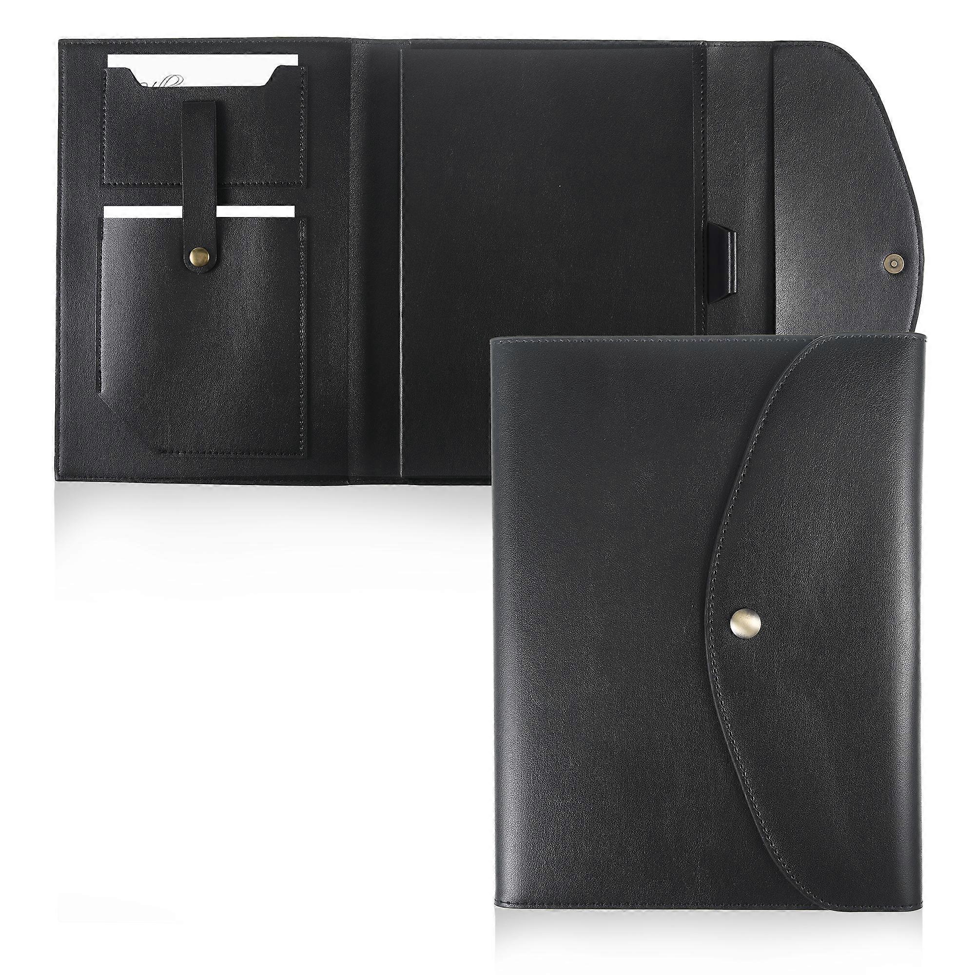 PU Lightweight And Portable A5 Calendar Book Cover For Organization A5 Black And Matching Book Cover