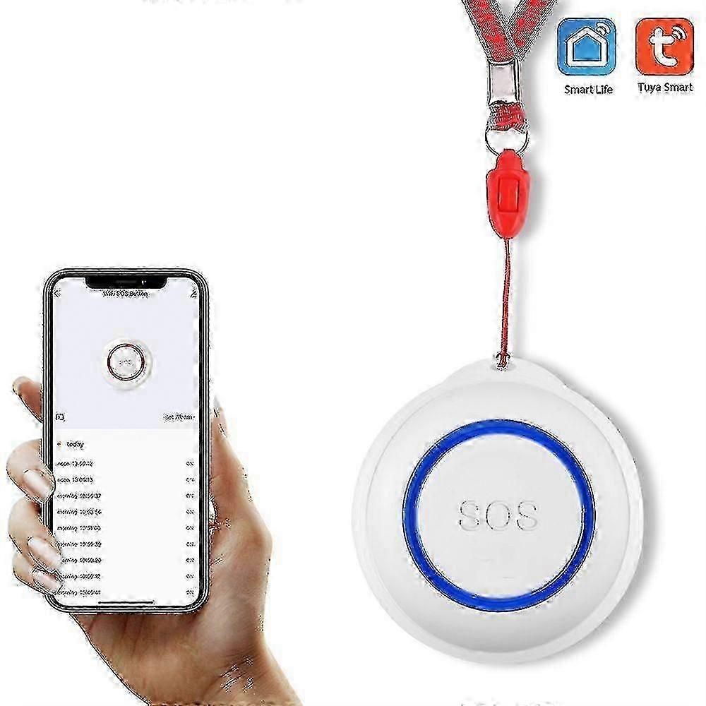 2025 Tuya Wifi Smart Sos Emergency Button Alarm For Disabled Pager System Use With Tuya Wifi Db
