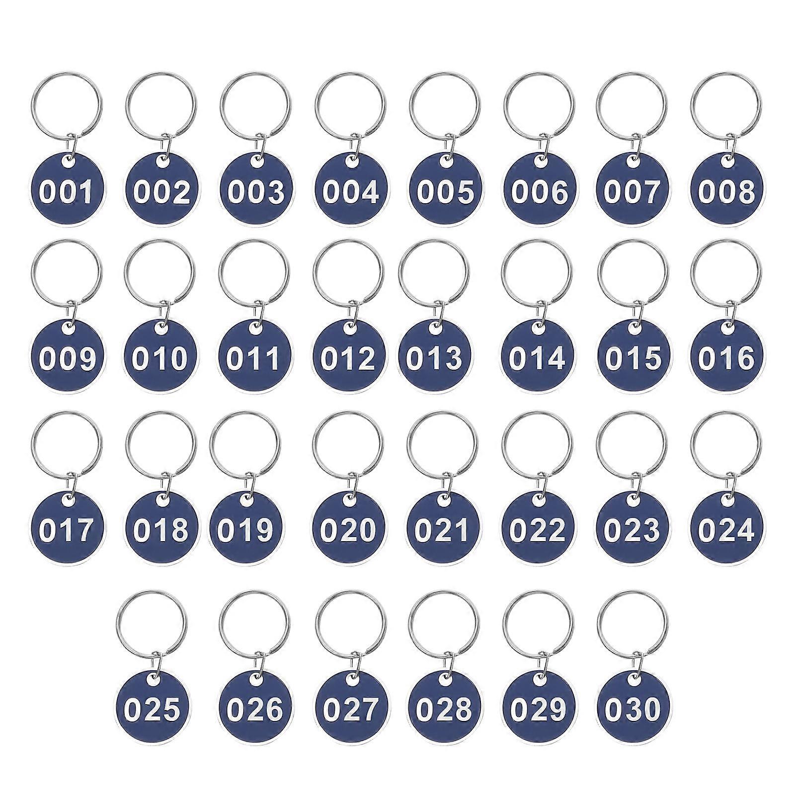 Luggage Id Tags Aluminium for Classification 4Sets Blue