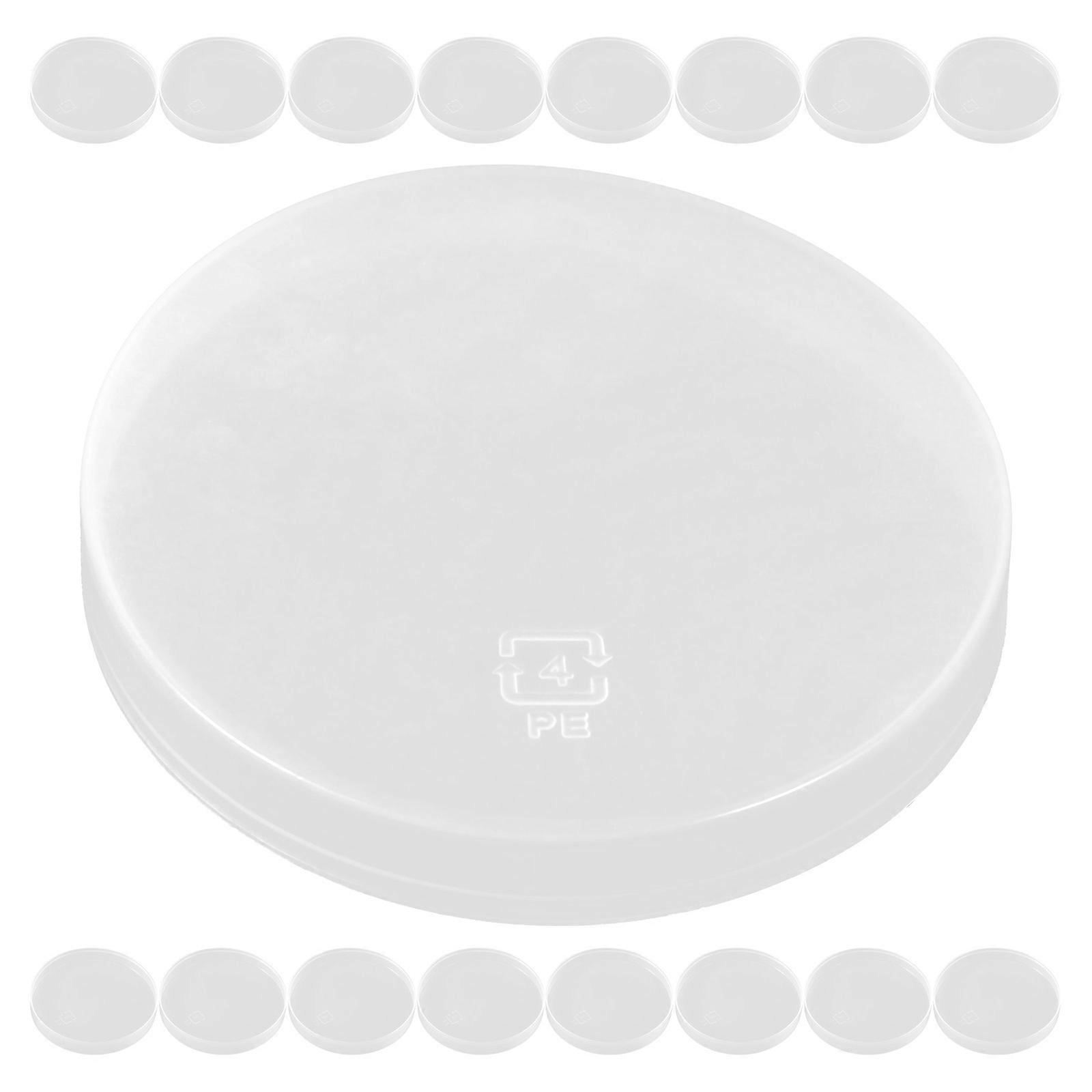 Milk Bottle Lids Seal Replacement Lids For Store Use 6.70X6.70X1.00CM PE 50Pcs