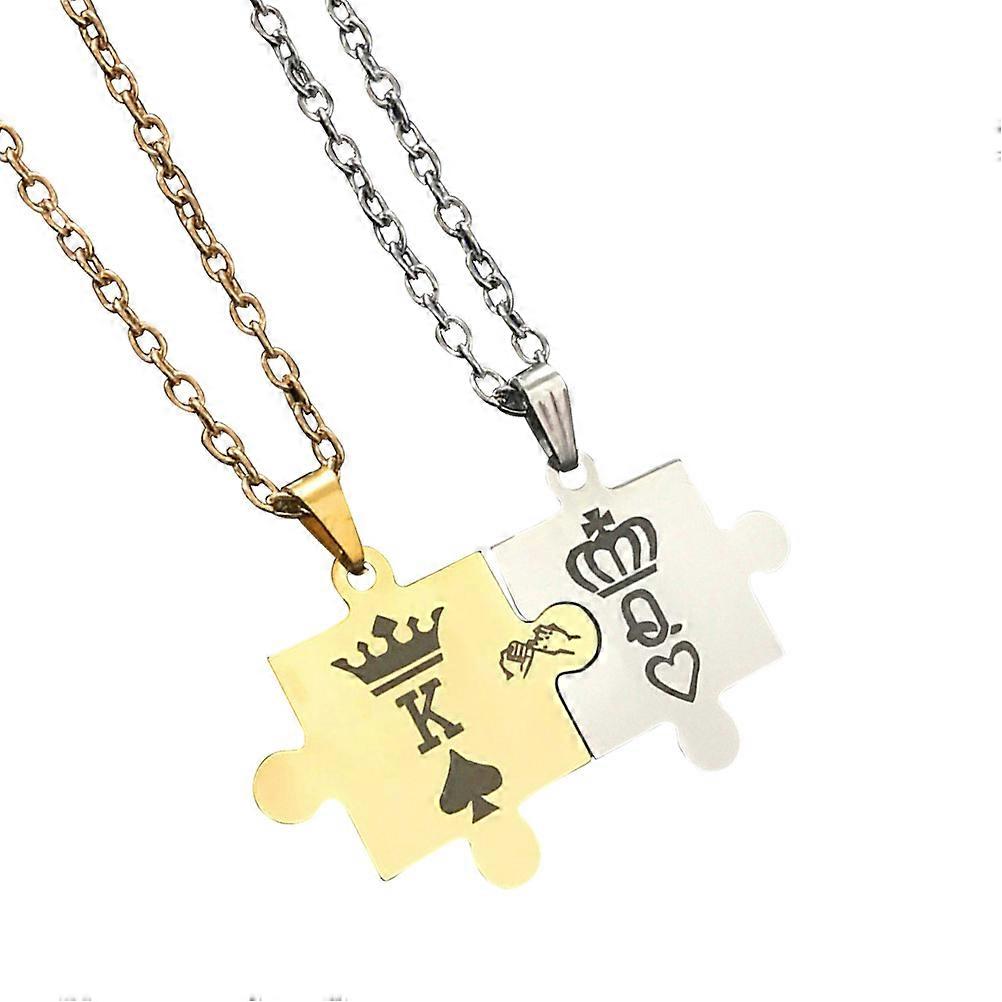Unique Crown Necklace 4 Pcs Assorted Color Design Gift Decoration Ideal For Valentine's Day Occasion