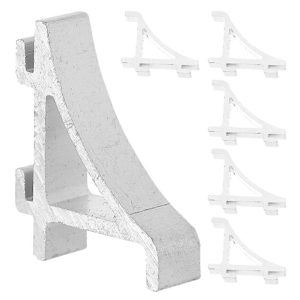 Cooler Shelf Clips 18 Pcs Rectangular Aluminum Support For Refrigerators Simple Installation And Space Maximization