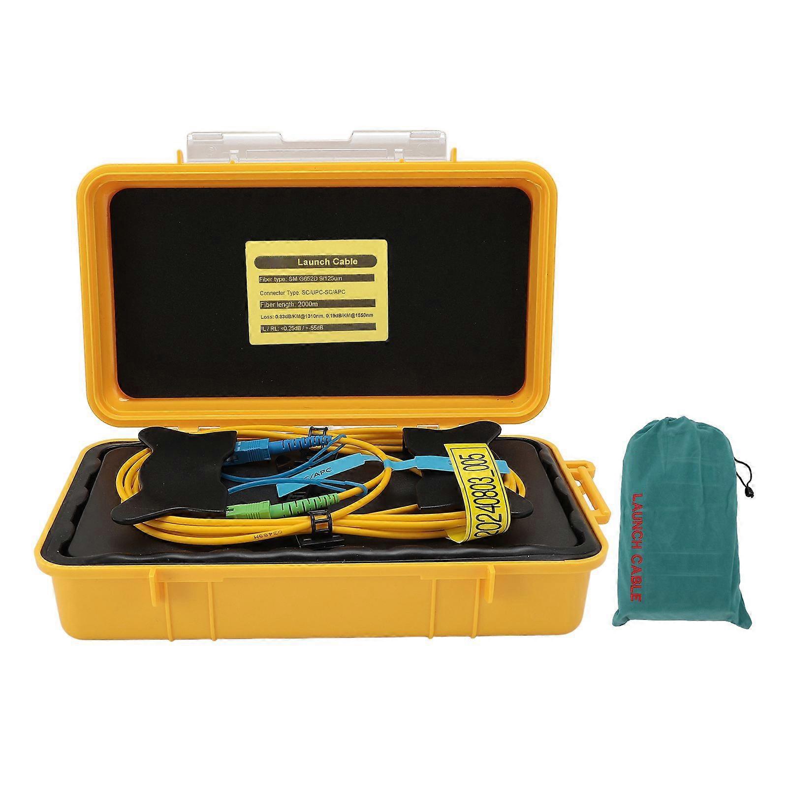 OTDR Testing Extension Cable SC UPC SC for APC 2000m Singlemode SM Patch Cord OTDR Dead Zone Eliminator Fiber Optic Test Tool
