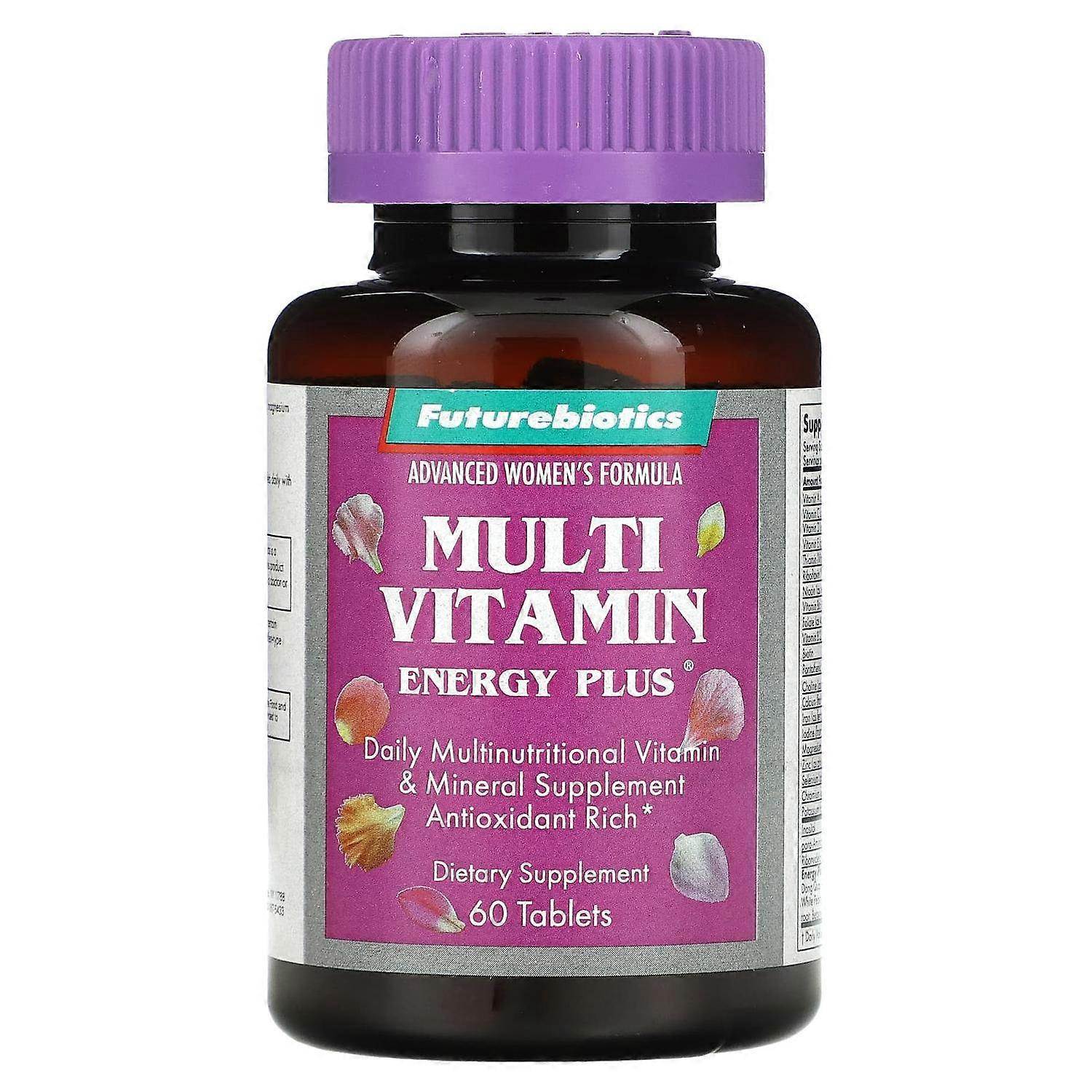 FutureBiotics, Advanced Women's Formula, Multi Vitamin Energy Plus, 60 Tablets
