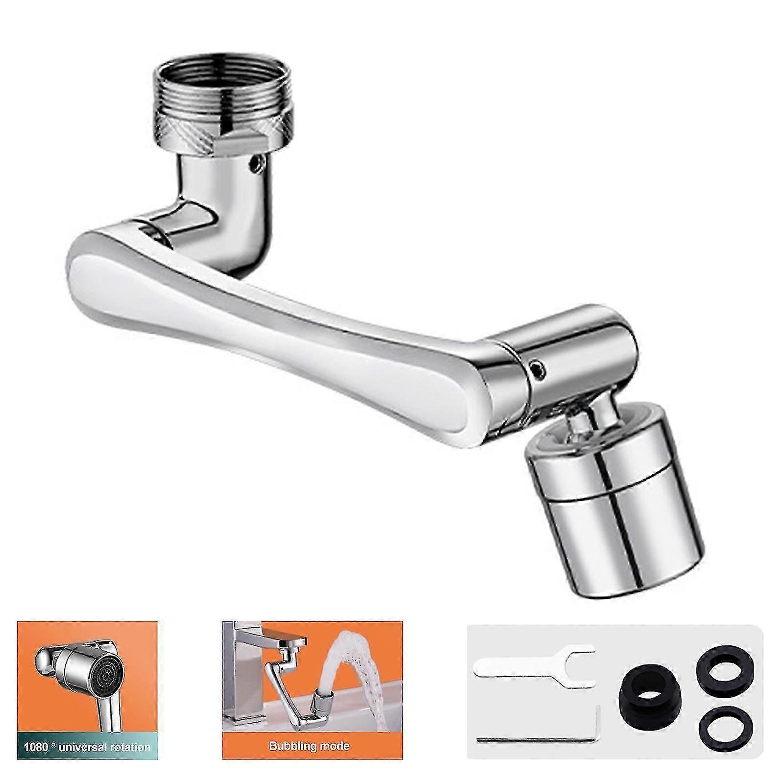 Universal Rotating Faucet Extender Robotic Arm Water Nozzle Faucet Adaptor