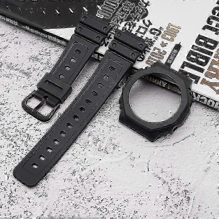 Modifierat kit för Casio Watch GA-2100 2110 Strap Case Resin Quick Release Strap