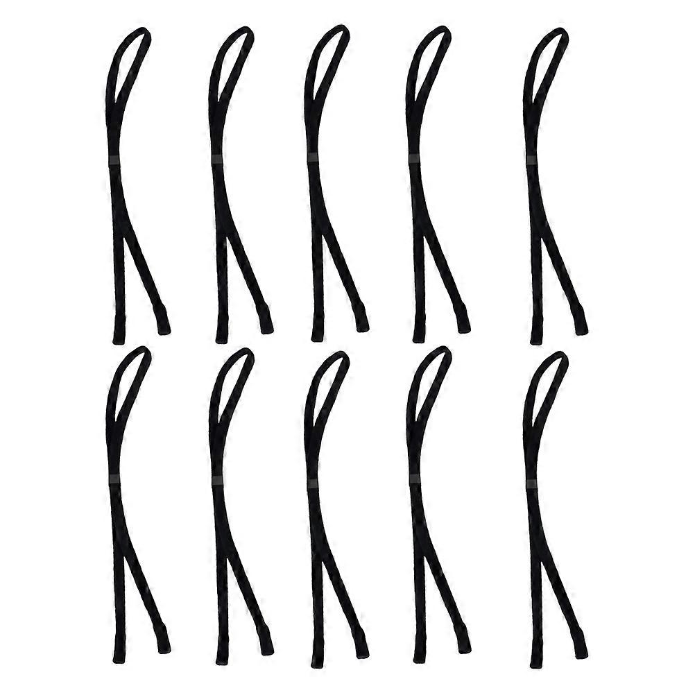 Adjustable Glasses Holder Sunglass Strap for Active Wear 30Pcs Black
