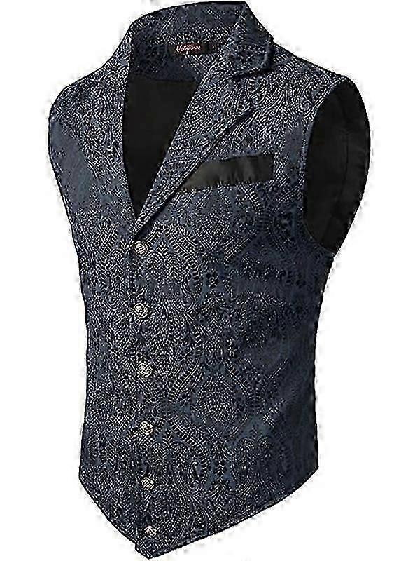 Herren Viktorianische Anzug Weste Steampunk Gothic Weste