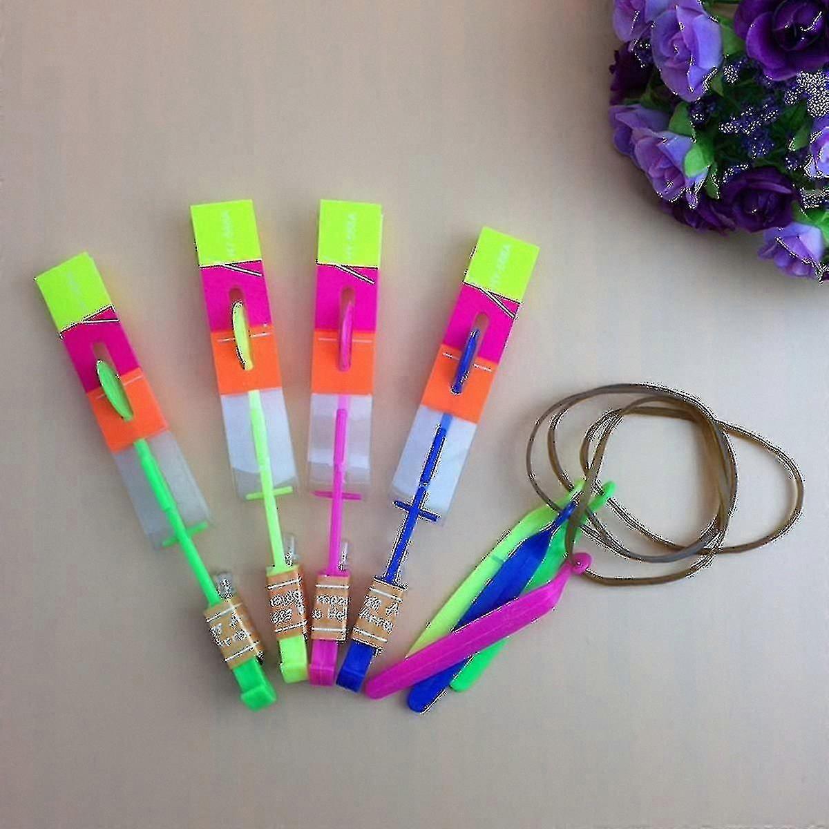 48-Piece LED Light-Up Arrow Rocket Helicopter Toy for Party Fun and Gifts