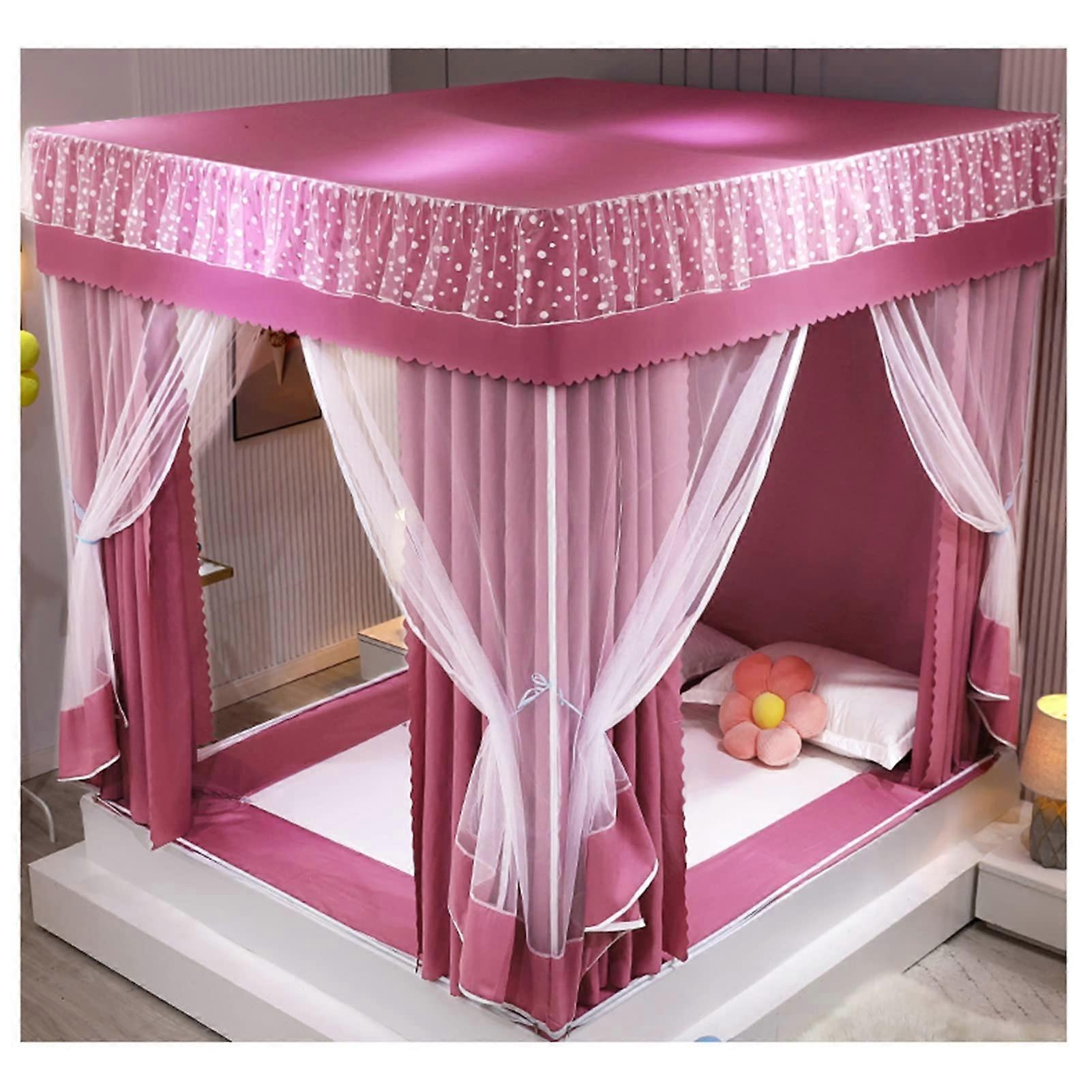 Bed Canopy Deluxe DoubleDeck Mosquito Net, 360Degree Protection, AllSeason Curtain, Fits 1.5/1.8/2m Beds