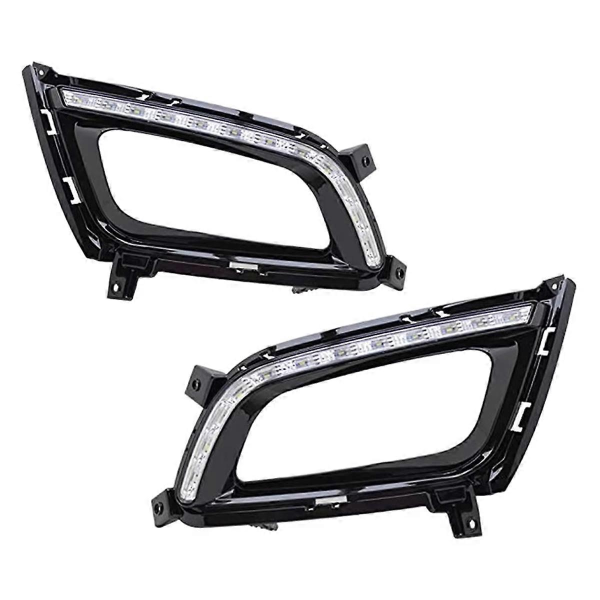 Car LED DRL Daytime Running Light Fog Lamp Frame with Light for KIA