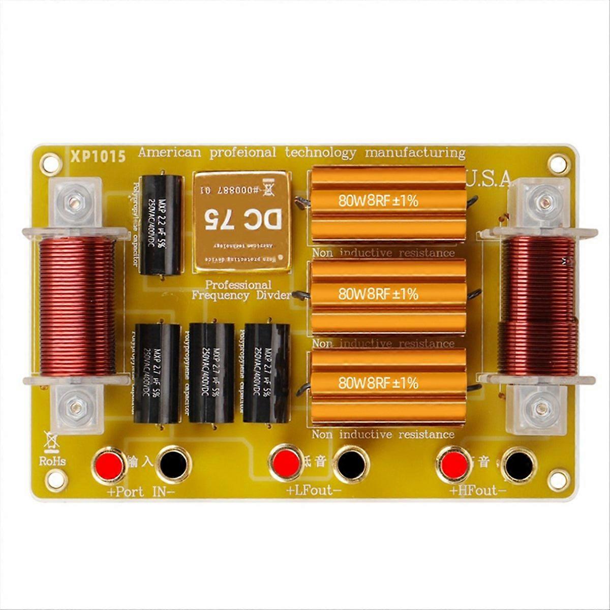 Audio Divider Crossover Two Way Divider Single