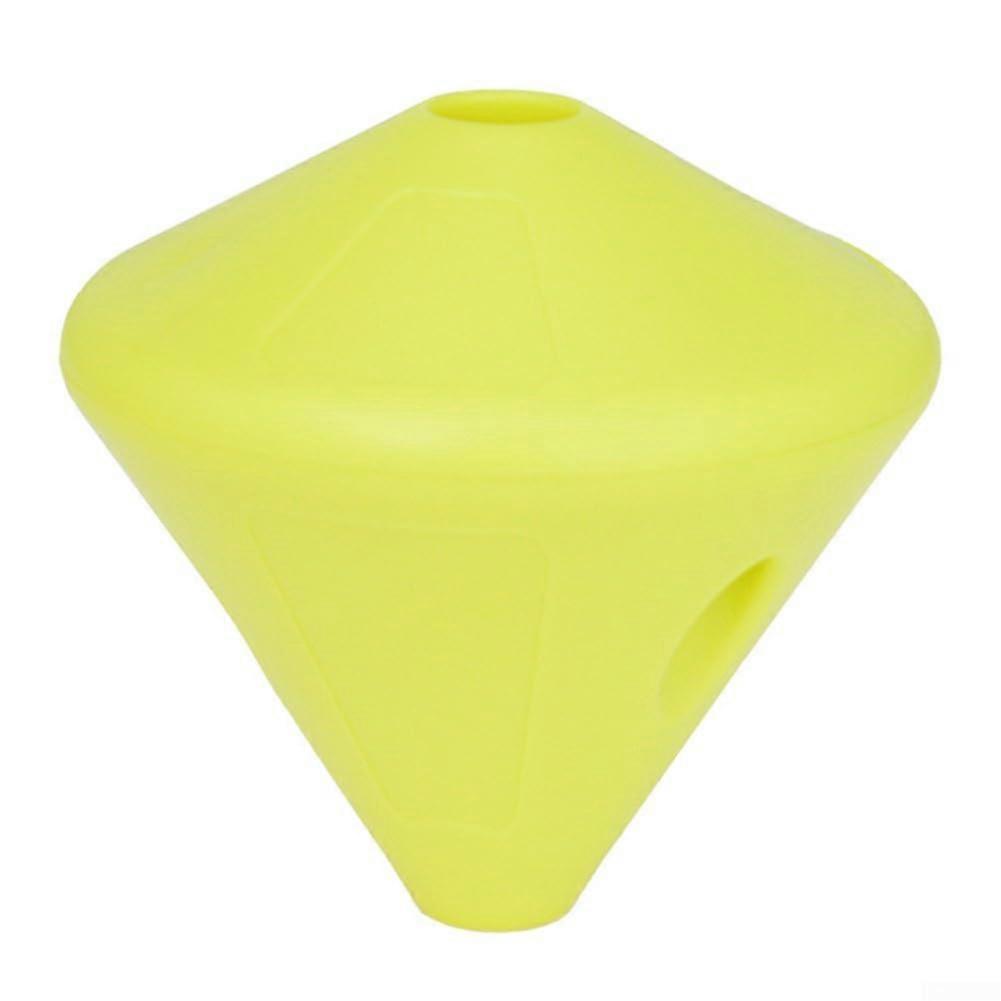 Compact Diving Lanyard Holder Yellow Color Small Form Factor Clip On Design Dive Gear Compatible