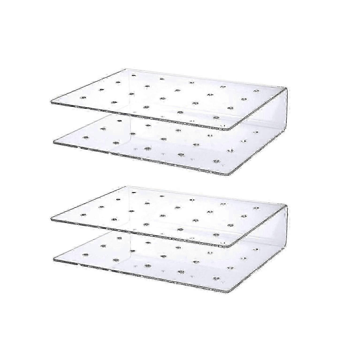 2pcs/set Pop Holder Creative Durable Double Layer Design Acrylic 20 Holes Cake Pop Stand Rack For Pa 25-26
