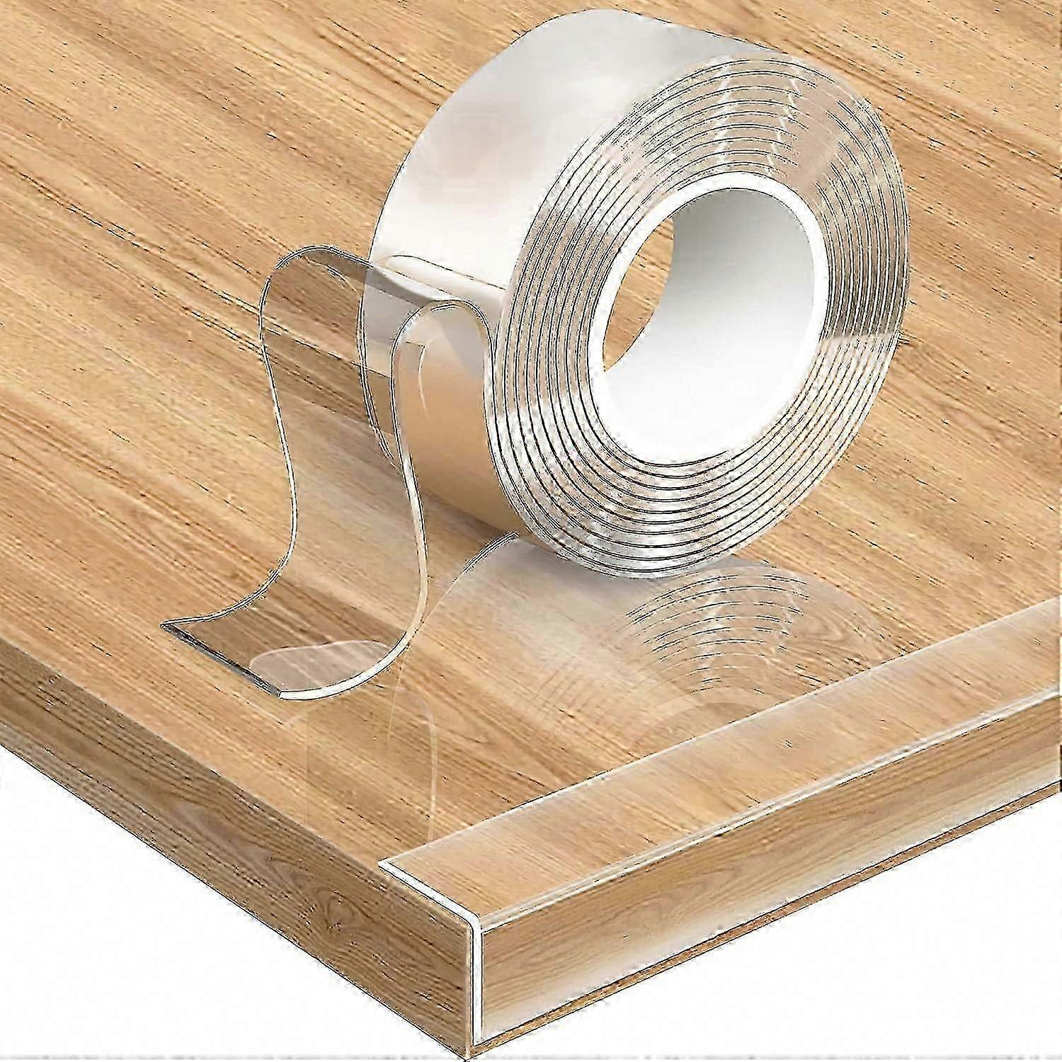 Clear Edge Protector Strip, 3m Transparent Baby Proofing Corner Guards with Extra Strong Nano Tape for Child Safety Tables