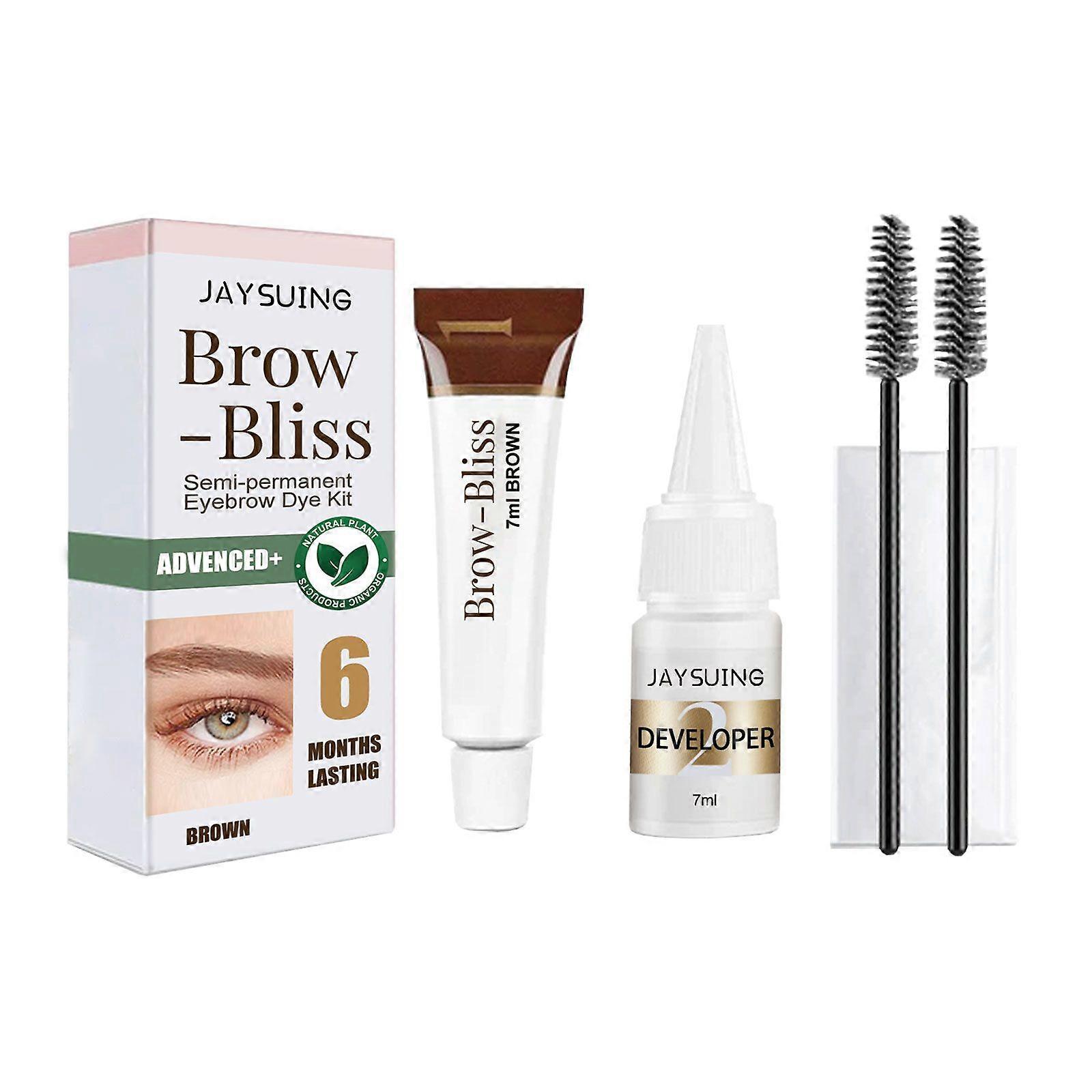 Youdaoplaceholder0 Eyebrow Dye Set: Long-Lasting Waterproof, Non-Smudge, Eyelash And Eyebrow Dye Set