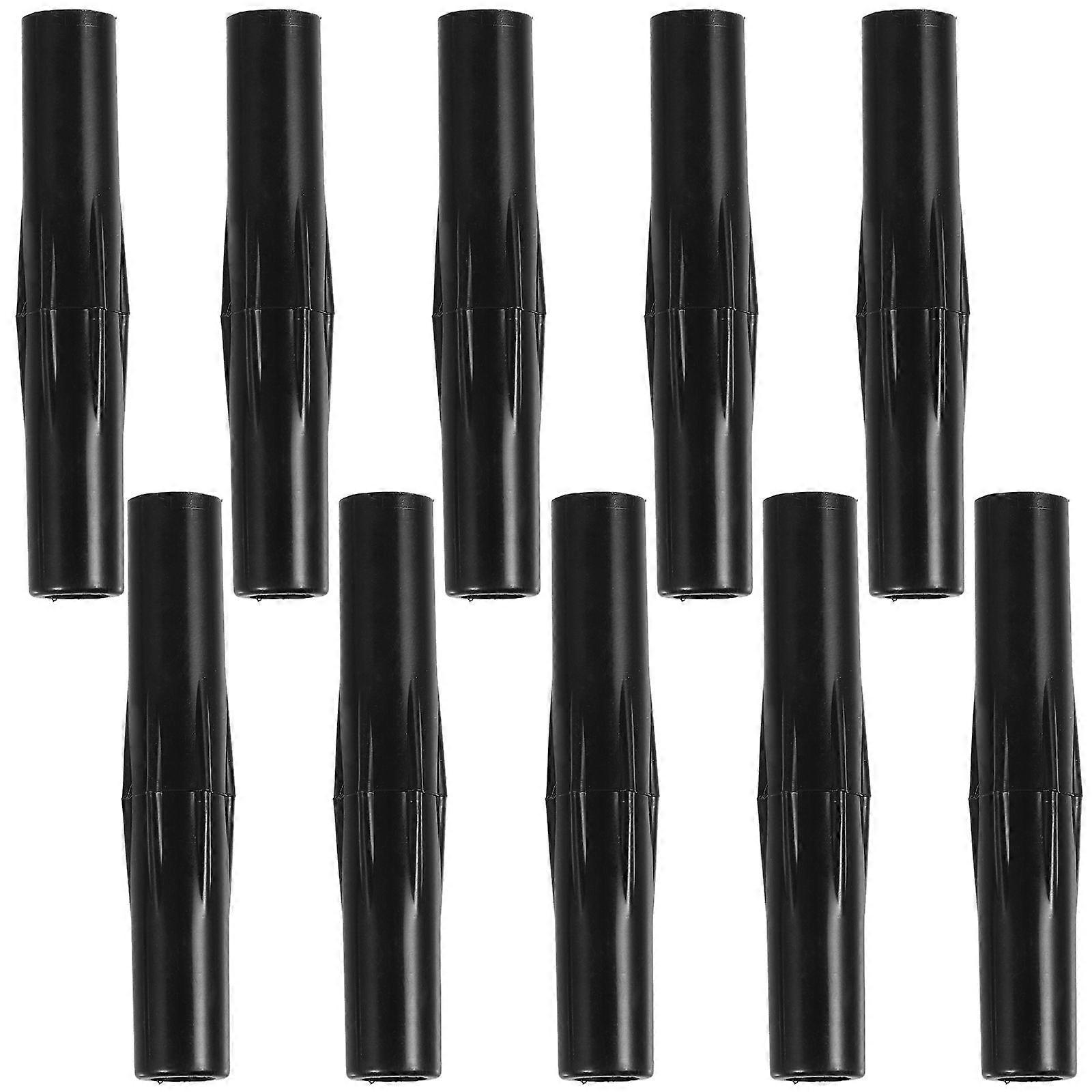10Pcs Flagpole Connector Part Plastic Flagpole Connection Sleeve Flagpole Linking Adapter Flagpole Supplies