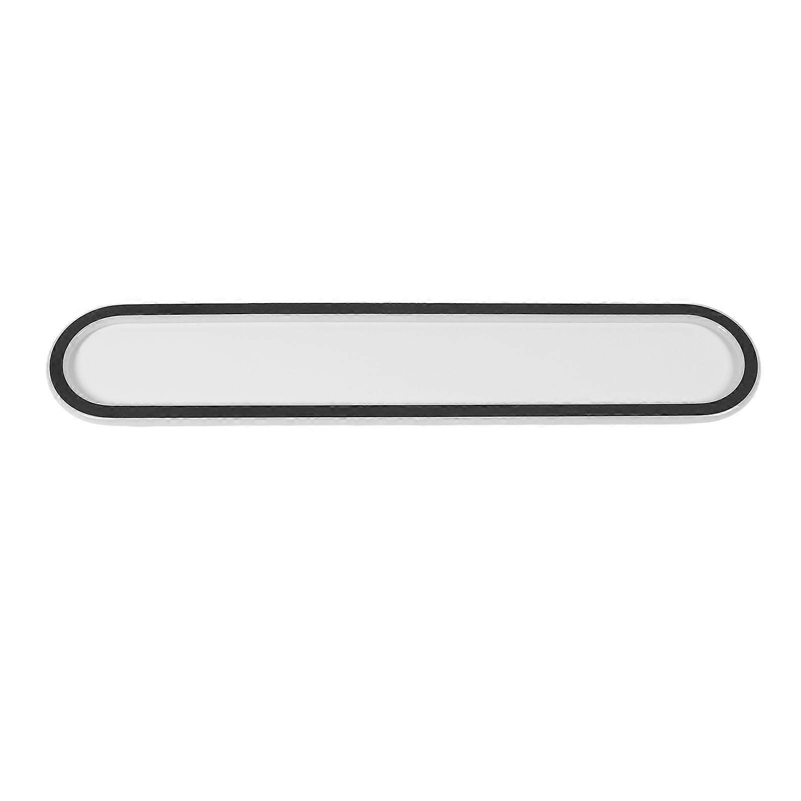 Modern LED Ceiling Light Flush Mount Long Fixture with Remote Control for Living Room Hallway Entryway 