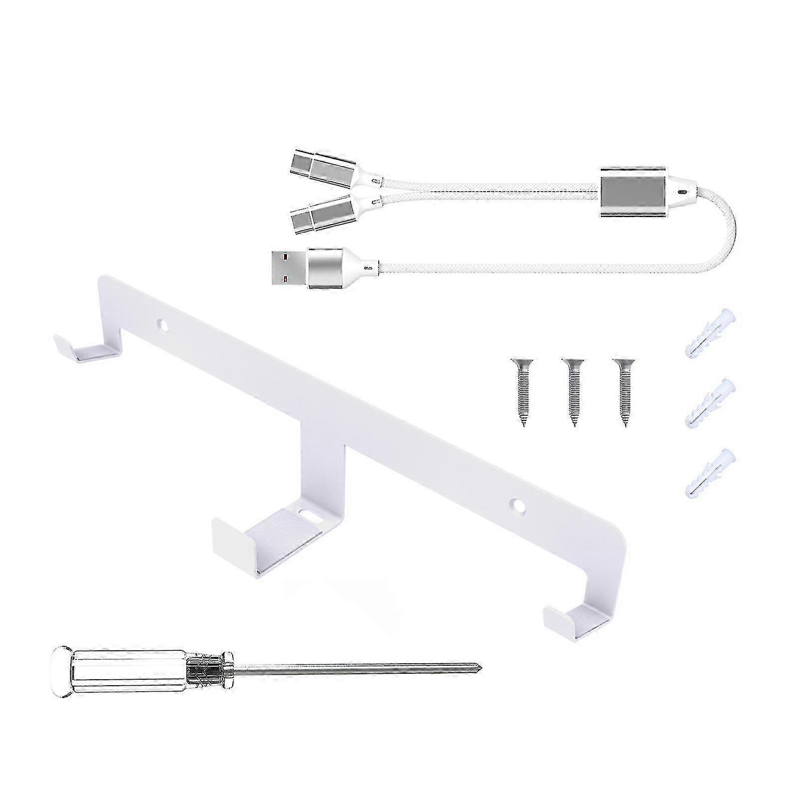 Game Console Bracket 2-in-1 Multifunctional Wall Mounted Charging Holding Controller Handle Bracket for PS VR2