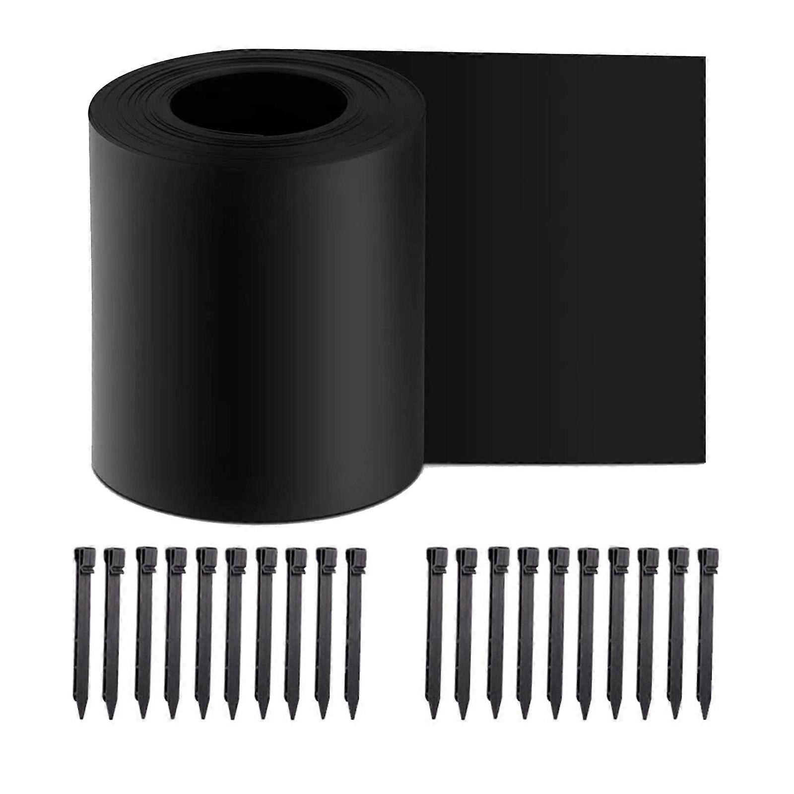 Garden Border Solution for Landscapeing Achieve Organized Look with Convenient Setups Suitable with 12cm Height Yard Multicolor