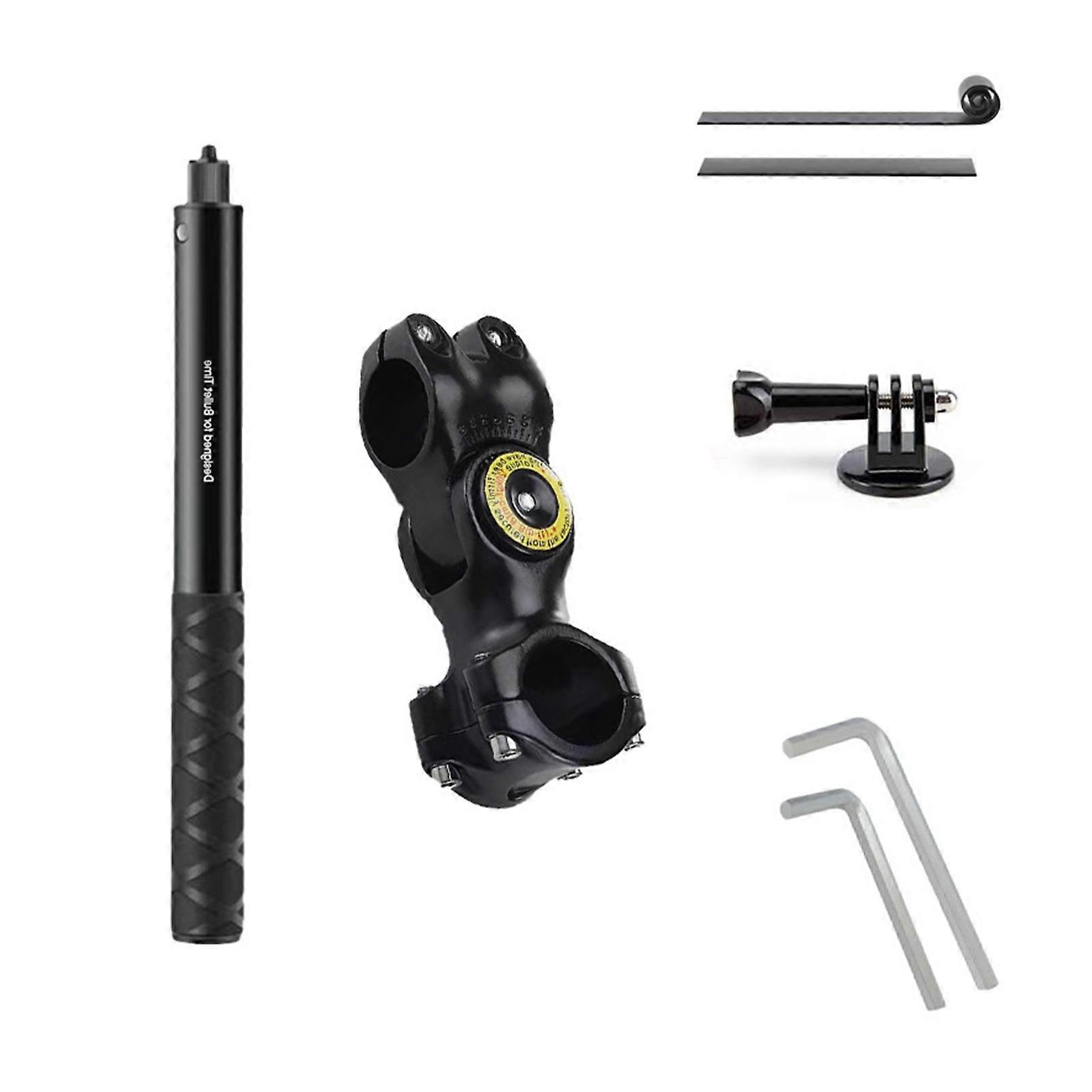 Motorcycle Cycling Camera Bracket Stick With Rotatable Angle For Adventure Recording Action Cameras  Handlebar Mount Multicolor