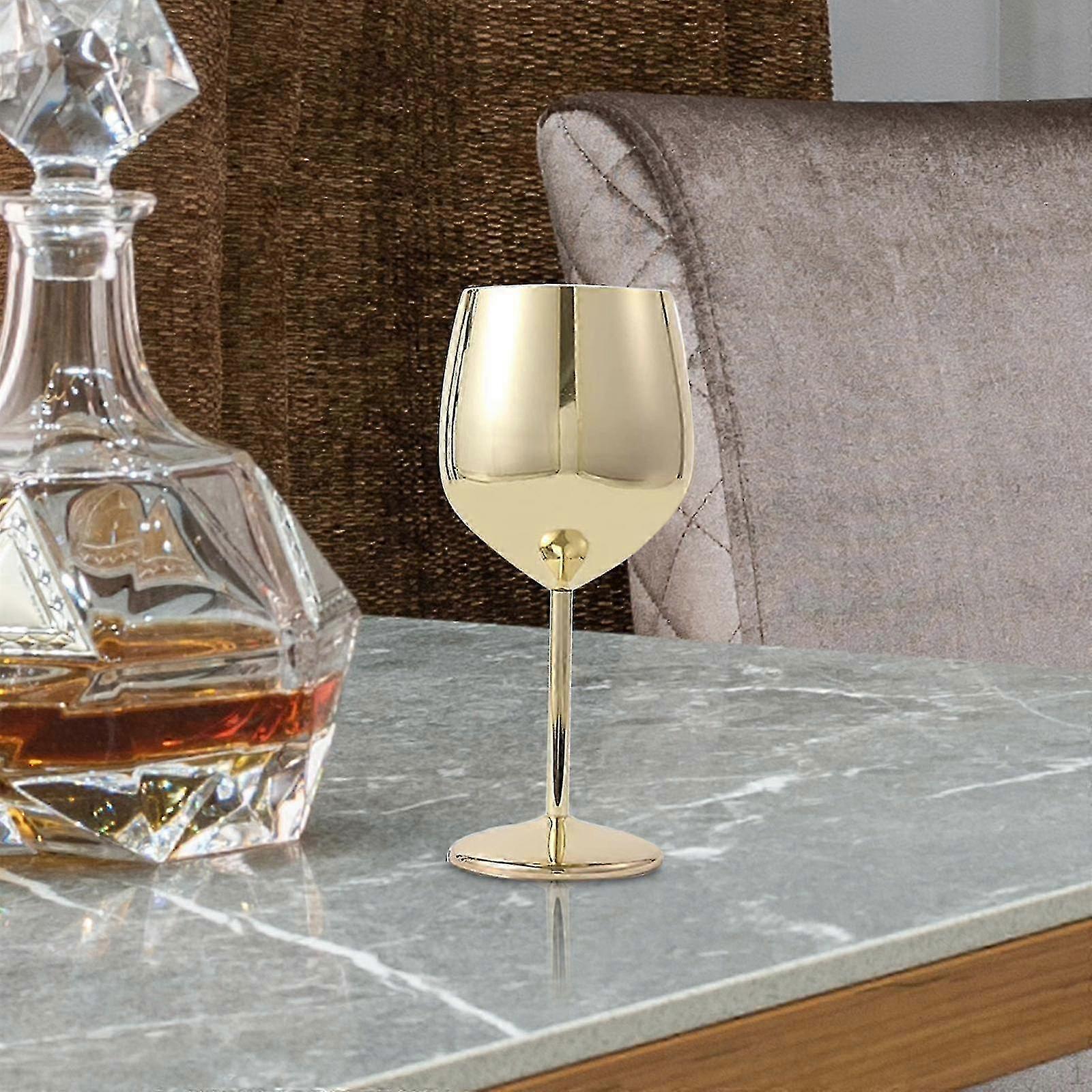 Elegant Unbreakable Glass Wine Goblet for Home Use in Kitchen - Red Beverage Cup