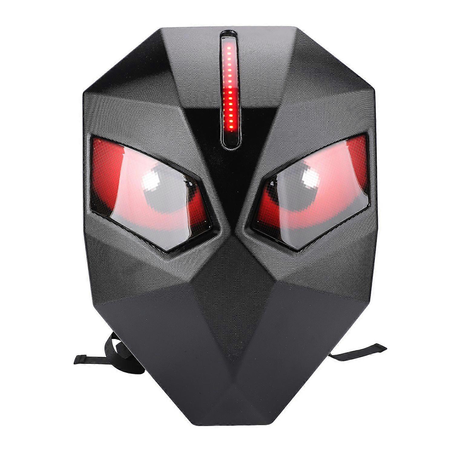 LED Motorcycle Backpack 60x48 Pixels APP Control Programmable Screen Hard Shell Helmet Bag