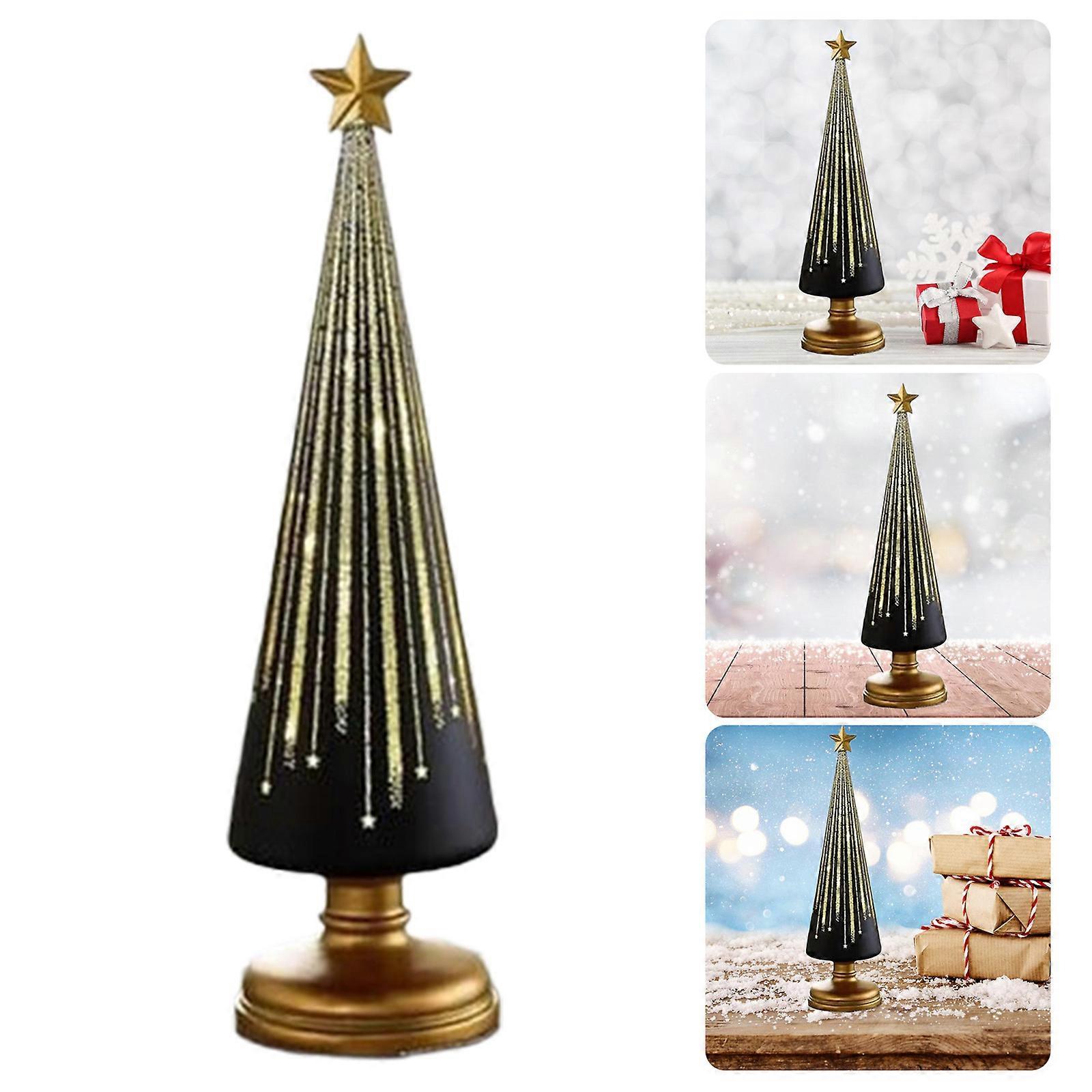 Sparkling Sparkling Night Décor Set With Continuous Shade Glass Forests And Automatic Evening Lighting Cycle  small size White