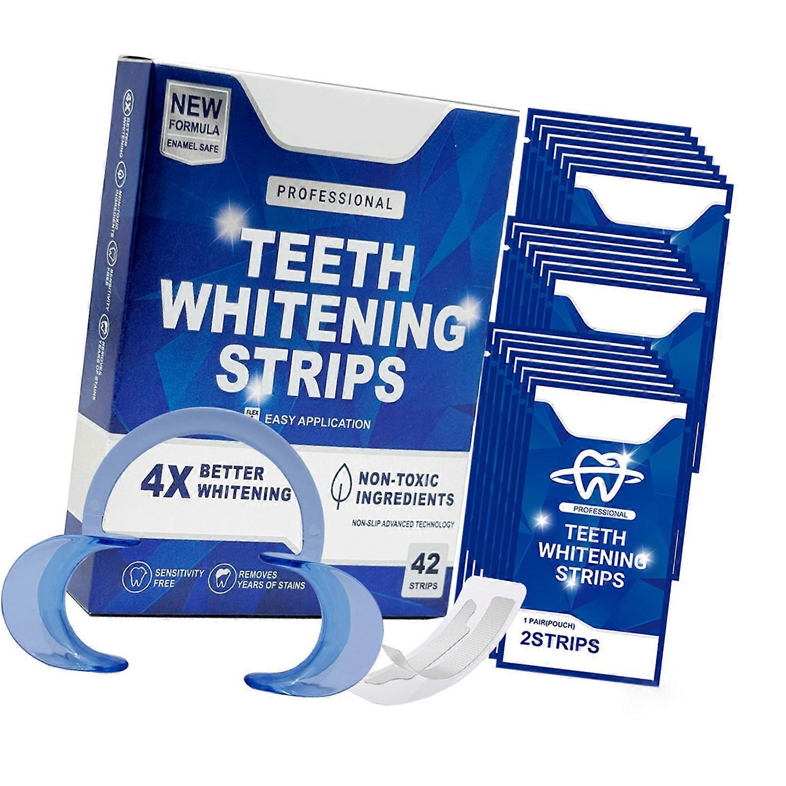 Sensitive Teeth Friendly Whitenings Strips Fast Visible Brightening No Irritation Long Time Freshness Easy Application Multicolor