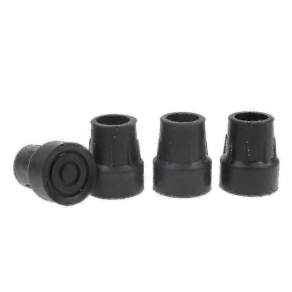 4 قطع 25 ملليمتر المطاط الرحلات القطب كاب المشي عصا الطويق عدم الانزلاق غطاء القدم