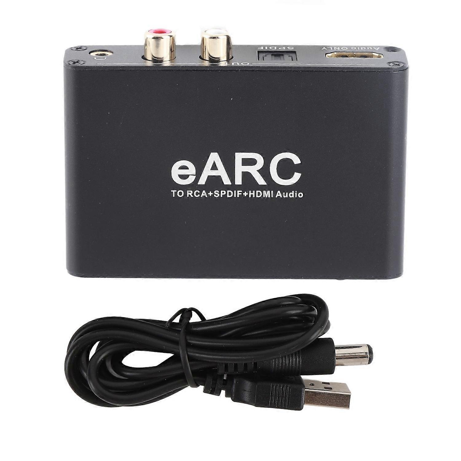 EARC ARC Sound Extractor HD Multimedia Interface Optical 3.5mm Output HD Multimedia ARC Adapter for 