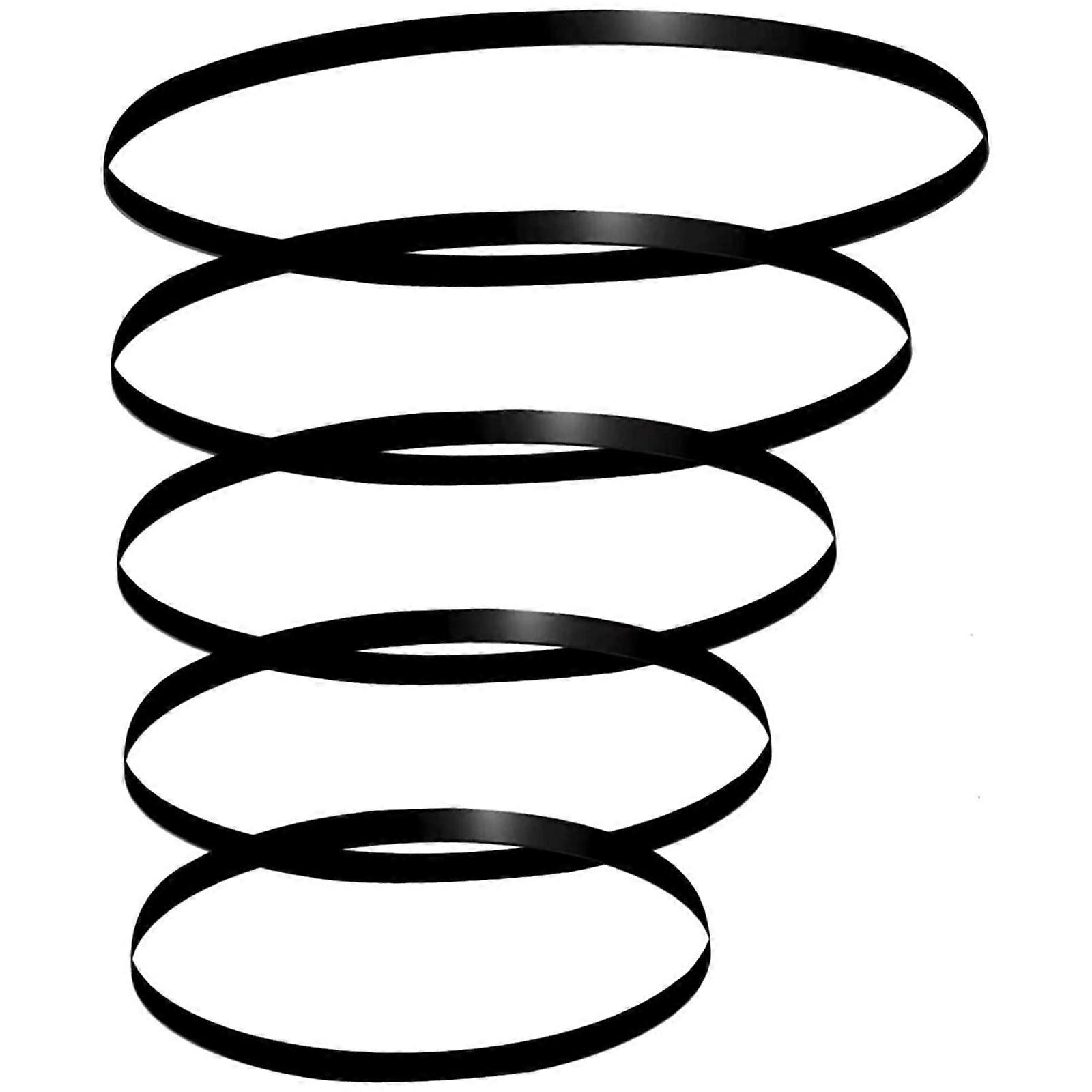 5 Pack Record Player Belt Rubber Drive Bands Record Player Drive Belts Turntable Repair Part Rubber Texture for Player Multicolor