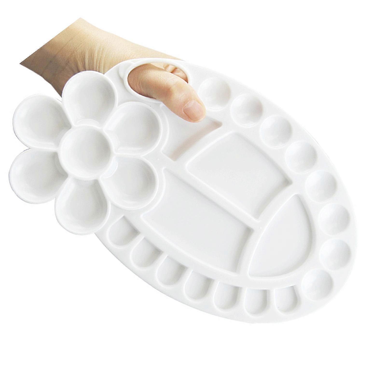 Safe Watercolor Paint Palette Color Mixing Tray Paint Dish For Kids Art Supplies With Multiple Color Mixing Sections Multicolor