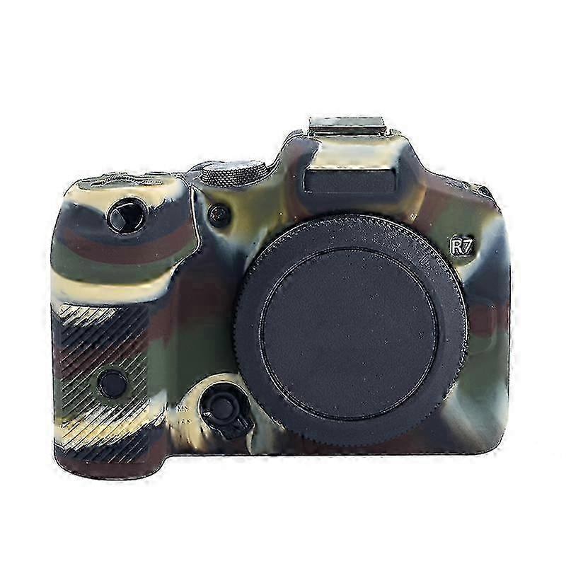 w For Canon EOS R7 Soft Silicone Protective Case