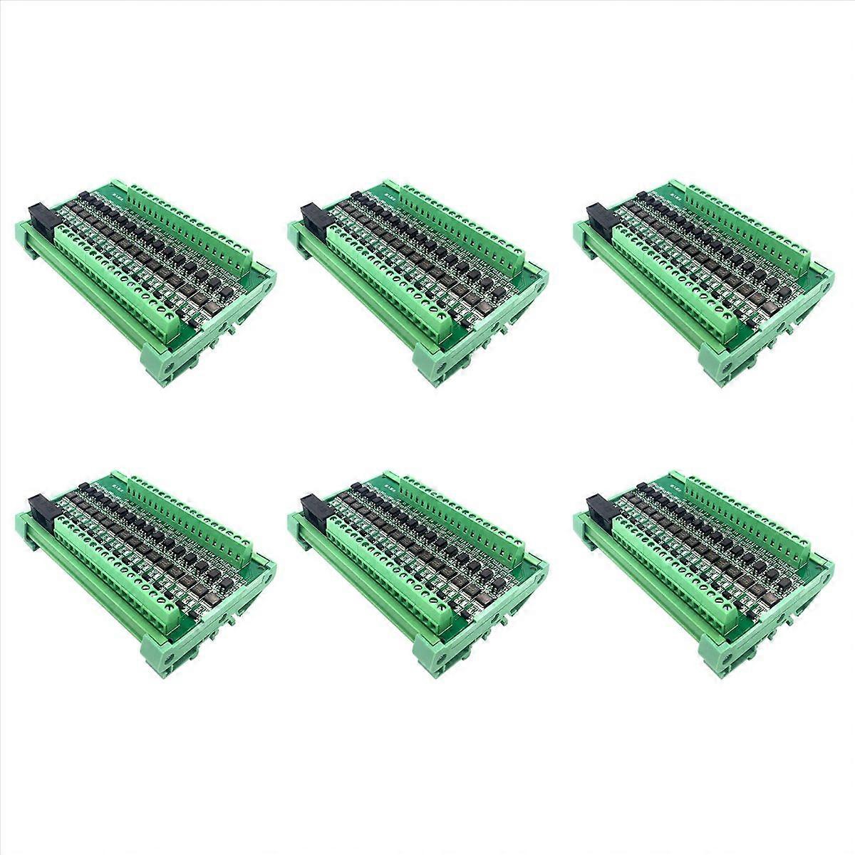 6X 16 Way PLC Amplifier Board Isolation Board Transistor Board Protection Board Input NPN/PNP Output
