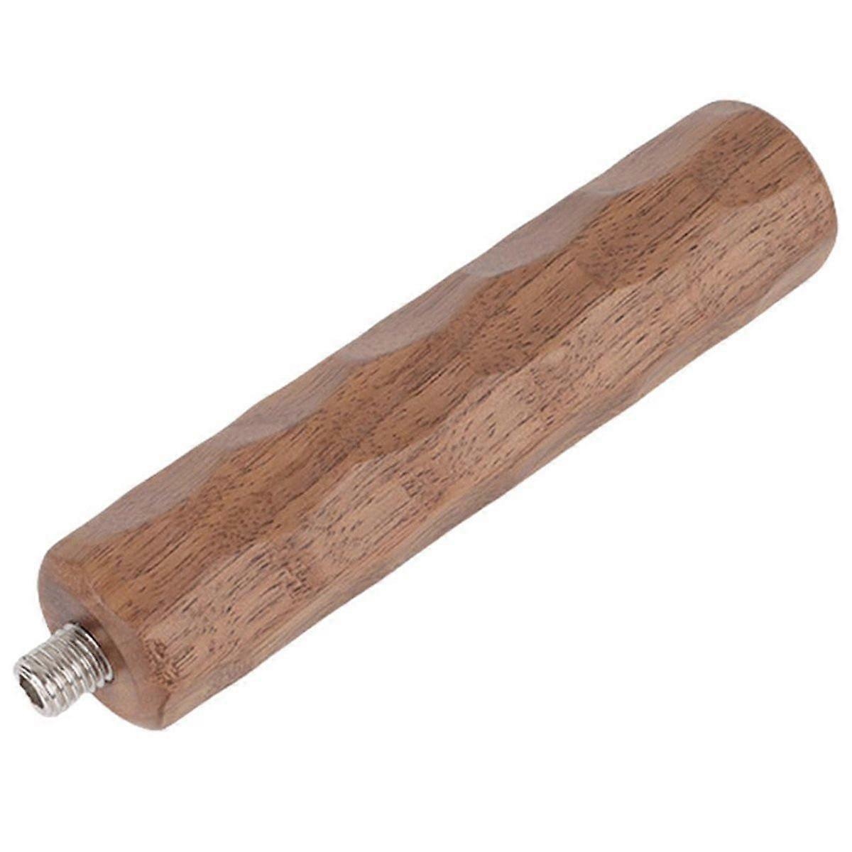 Coffee Machine Wooden Handle Threaded Handle Natural Wood Texture Coffee Cup Machine Replacement Accessory Espresso