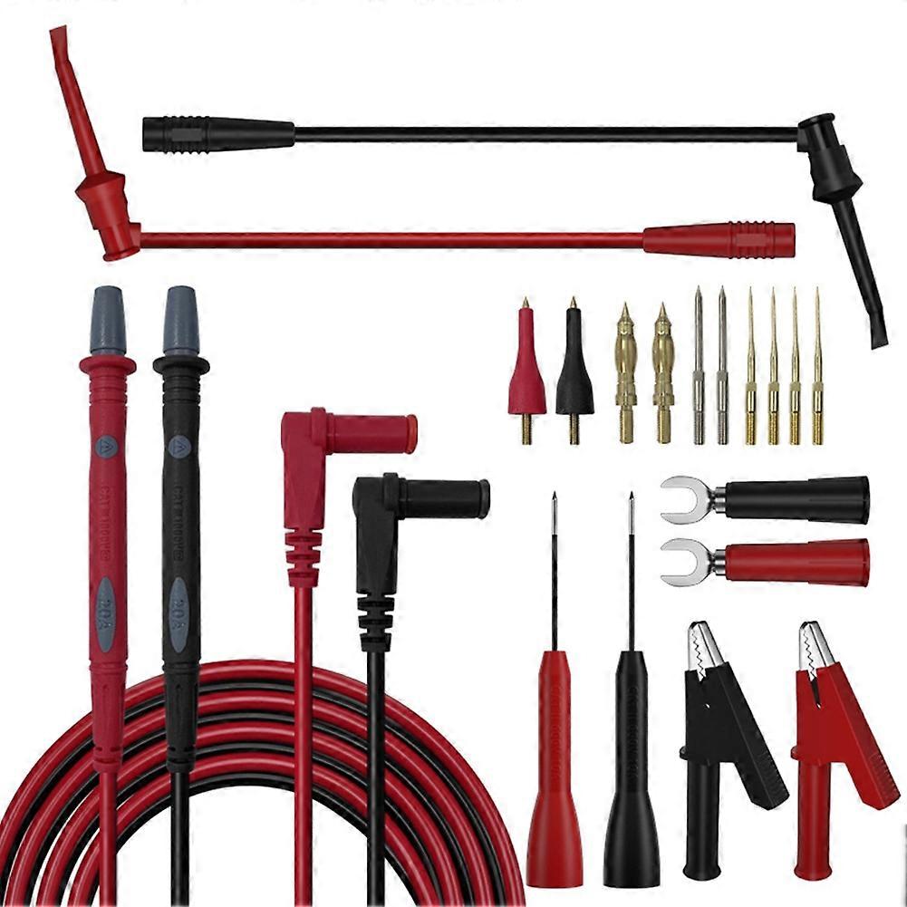 General Test Probes Banana Plugs with Interchangeable Tip Test Probes Set for Electric Current Resistance Measurement