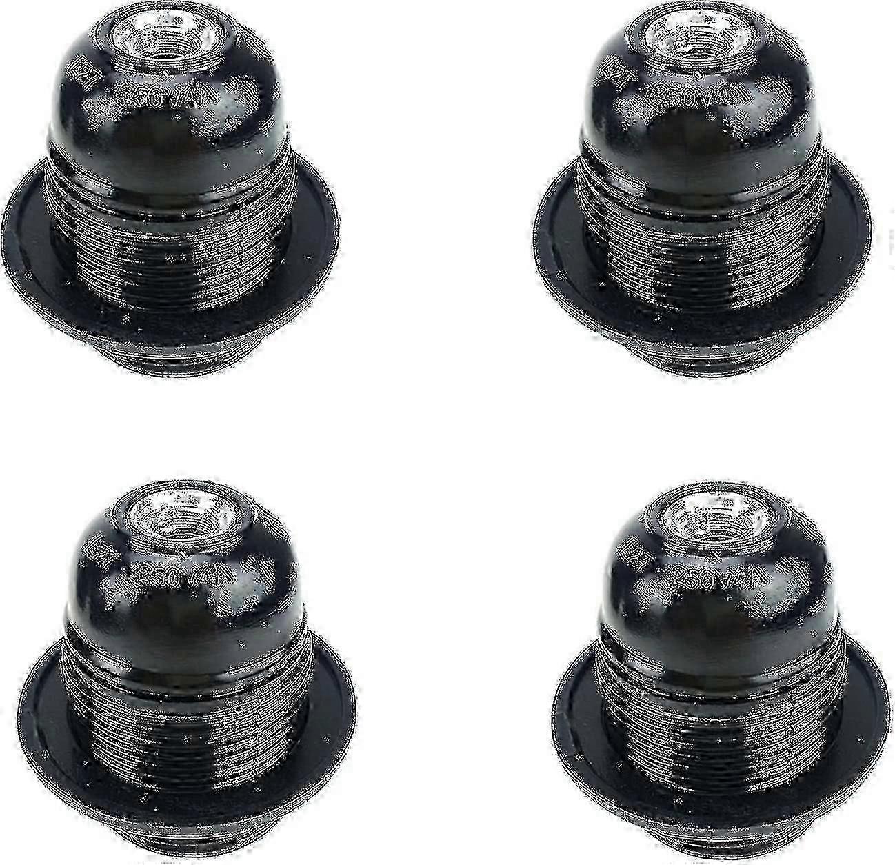 4 Pieces E27 Light Bulb Socket, Plastic Solid Light Bulb Socket, E27 Light Bulb Socket_TJ