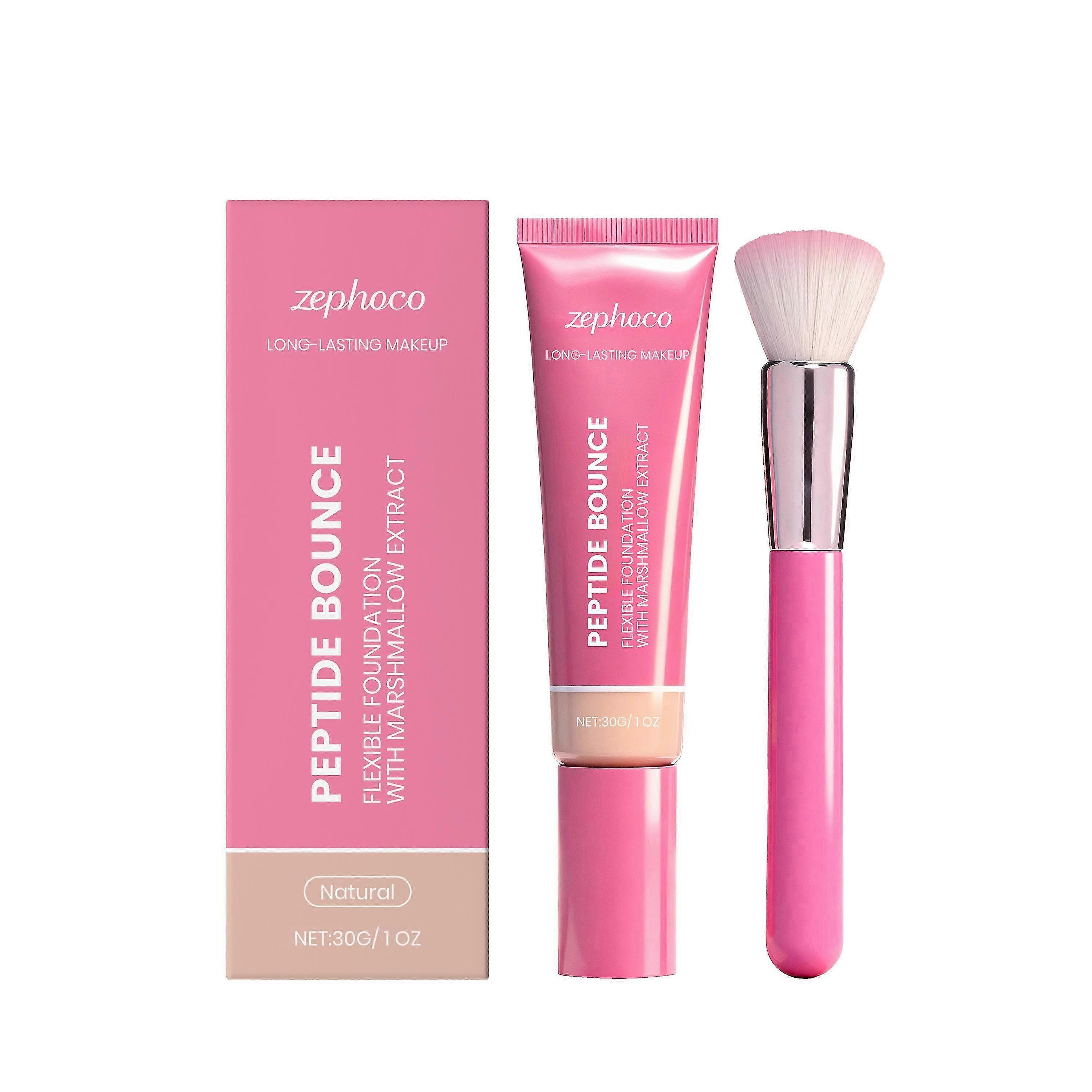 Zephoco Natural Color Light And Long-Lasting Foundation Is A Light, Moisturizing, Brightening, Skin-Nourishing, Matte And Clear Base Makeup