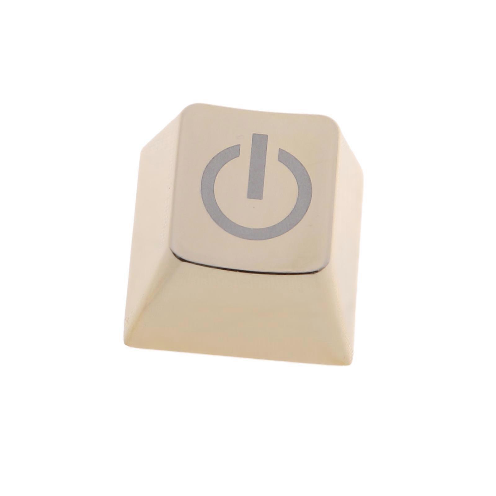 ESC Zinc Alloy Metal Keycap, Lasers Etched Metal Key Button for Mechanical Keyboards Customization Accessory Multicolor