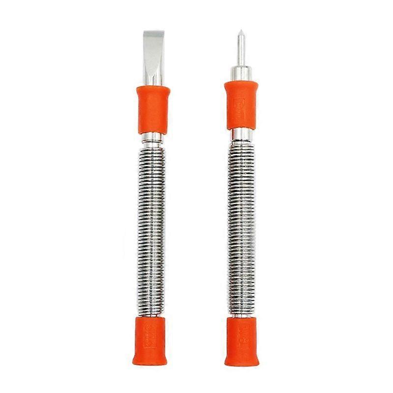 2Pc Spring Tool 5/16-Inch Chisel&1/8-Inch Center Punch Set for Wood