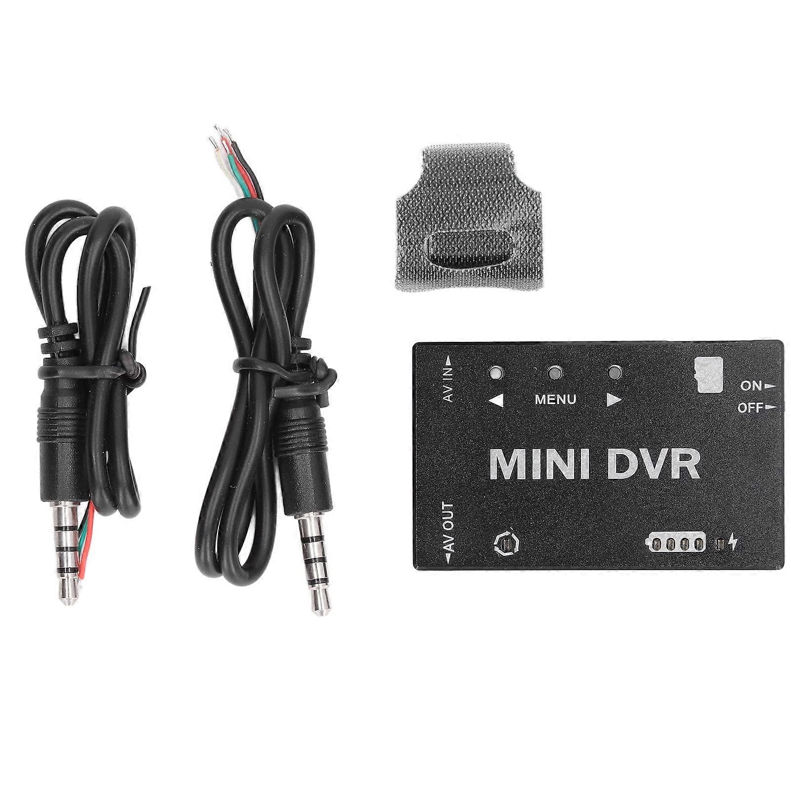 Mini FPV DVR Module with Switchable Video Audio Recording for RC Racing Drones NTSC PAL Support